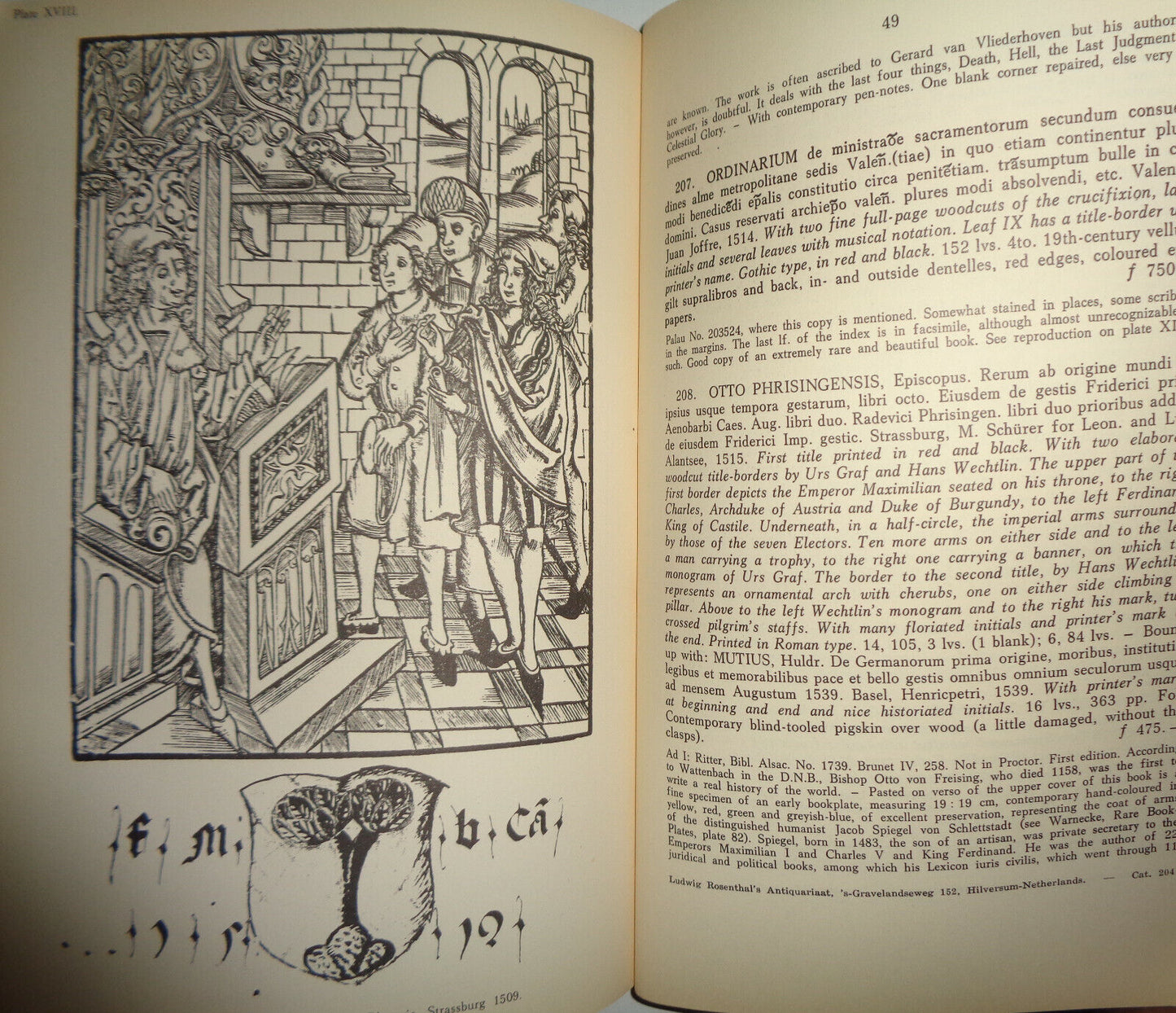 INCUNABULA AND POSTINCUNABULA.. 100TH ANNIVERSARY LUDWIG ROSENTHAL'S ANTIQUARIAT