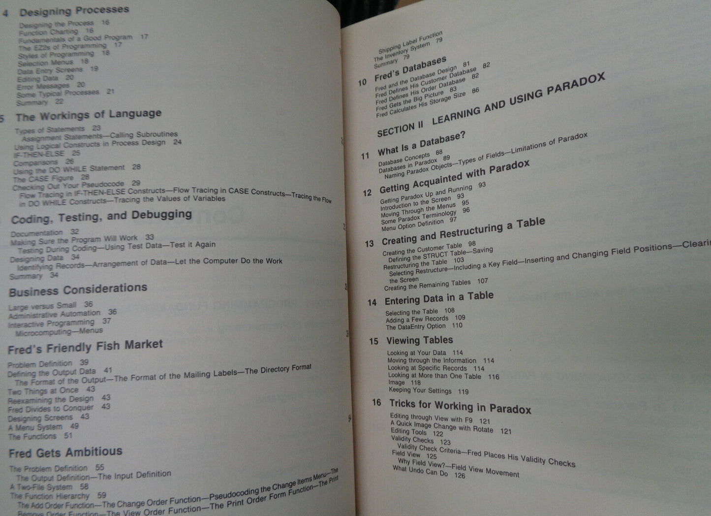 Programming with Paradox, by Cary Prague & Paradox for Programmers by Dinerstein