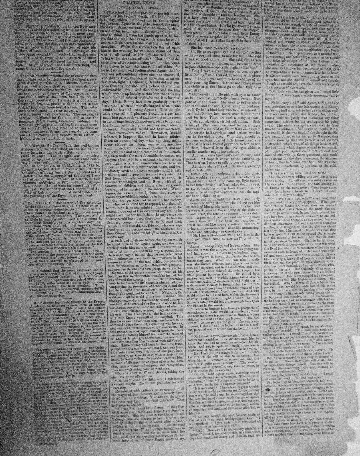 Chinese Lantern Feast. Harper's Weekly - Original 1/2 Page Print. April 28, 1877