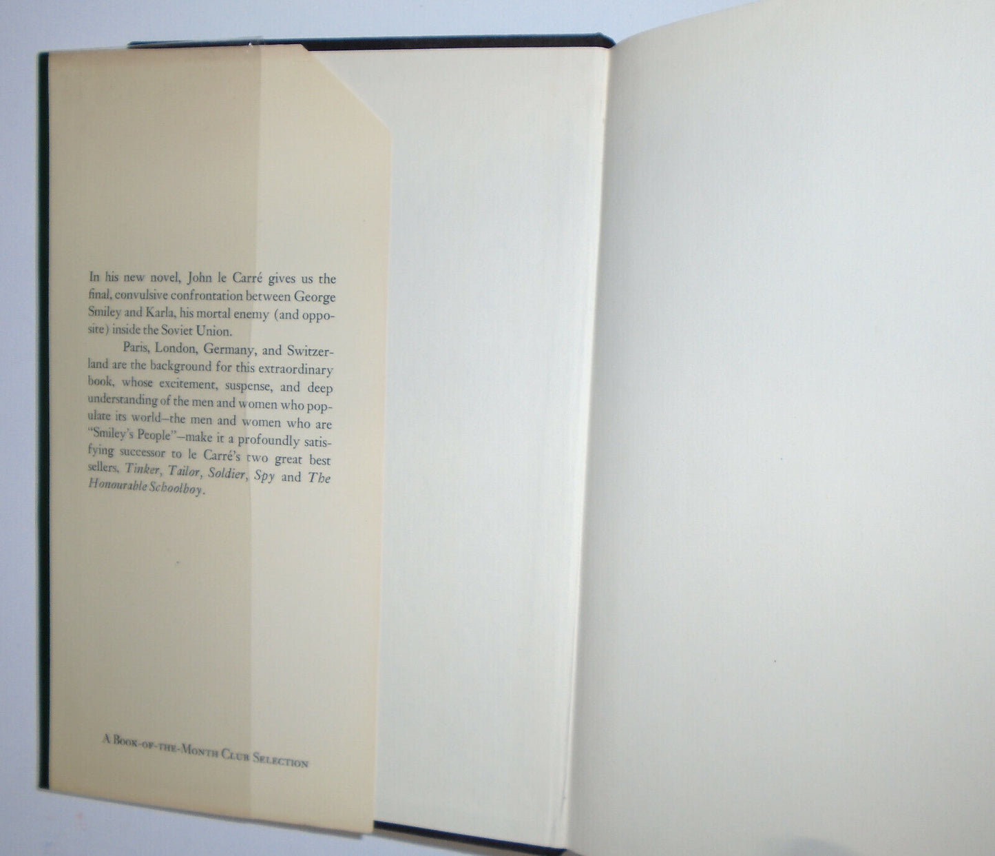 John Le Carre -- 4 First Editions. Hardcovers/Dustjackets. All First Printings.