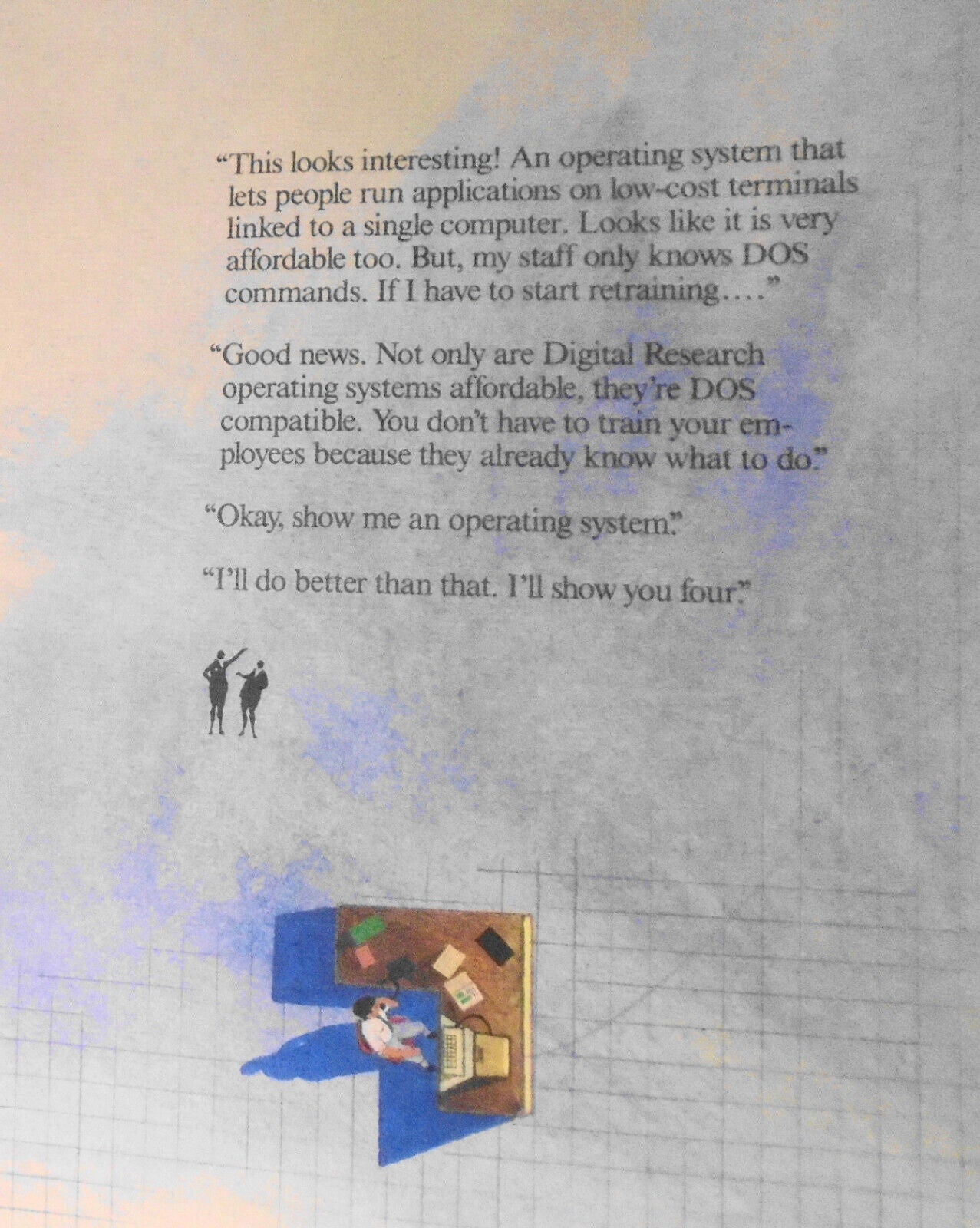 Digital Research Concurrent DOS multiuser operating systems brochure. 1988.
