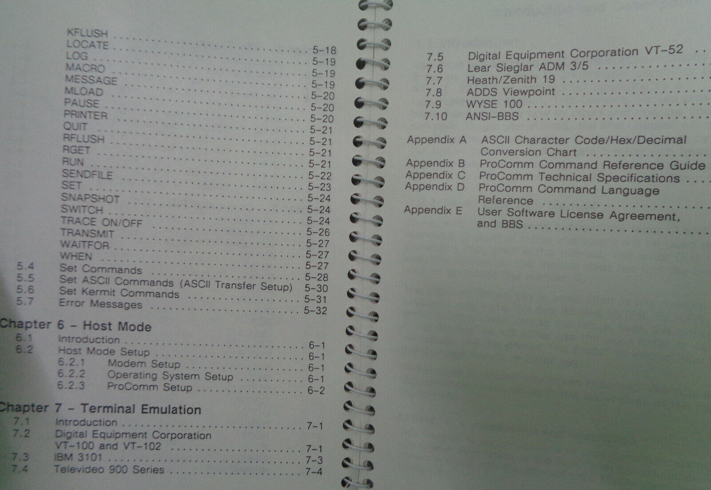 ProComm Software (manual & disk) + MultiModem Manual 1988 by Multi-Tech Systems