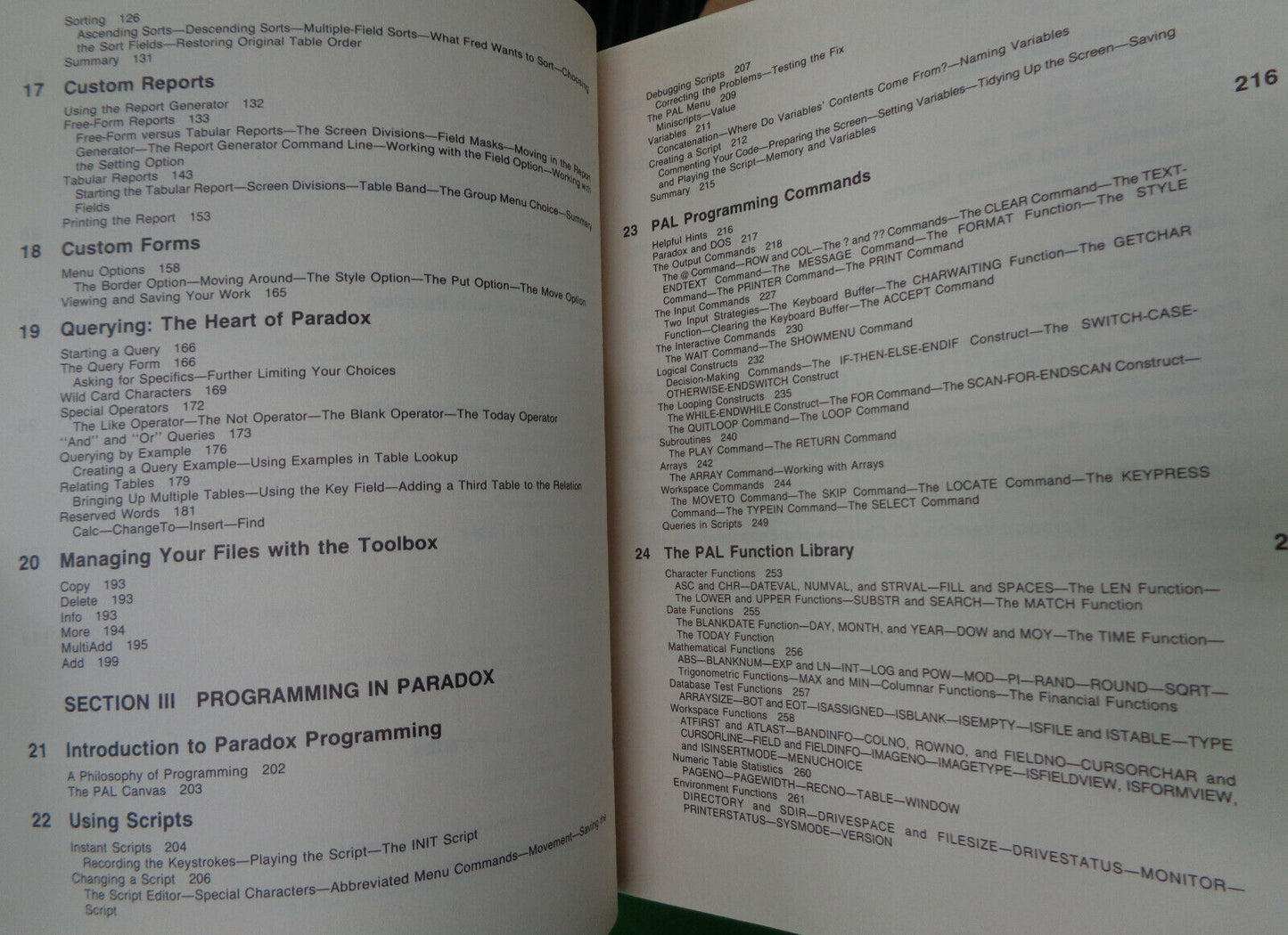 Programming with Paradox, by Cary Prague & Paradox for Programmers by Dinerstein