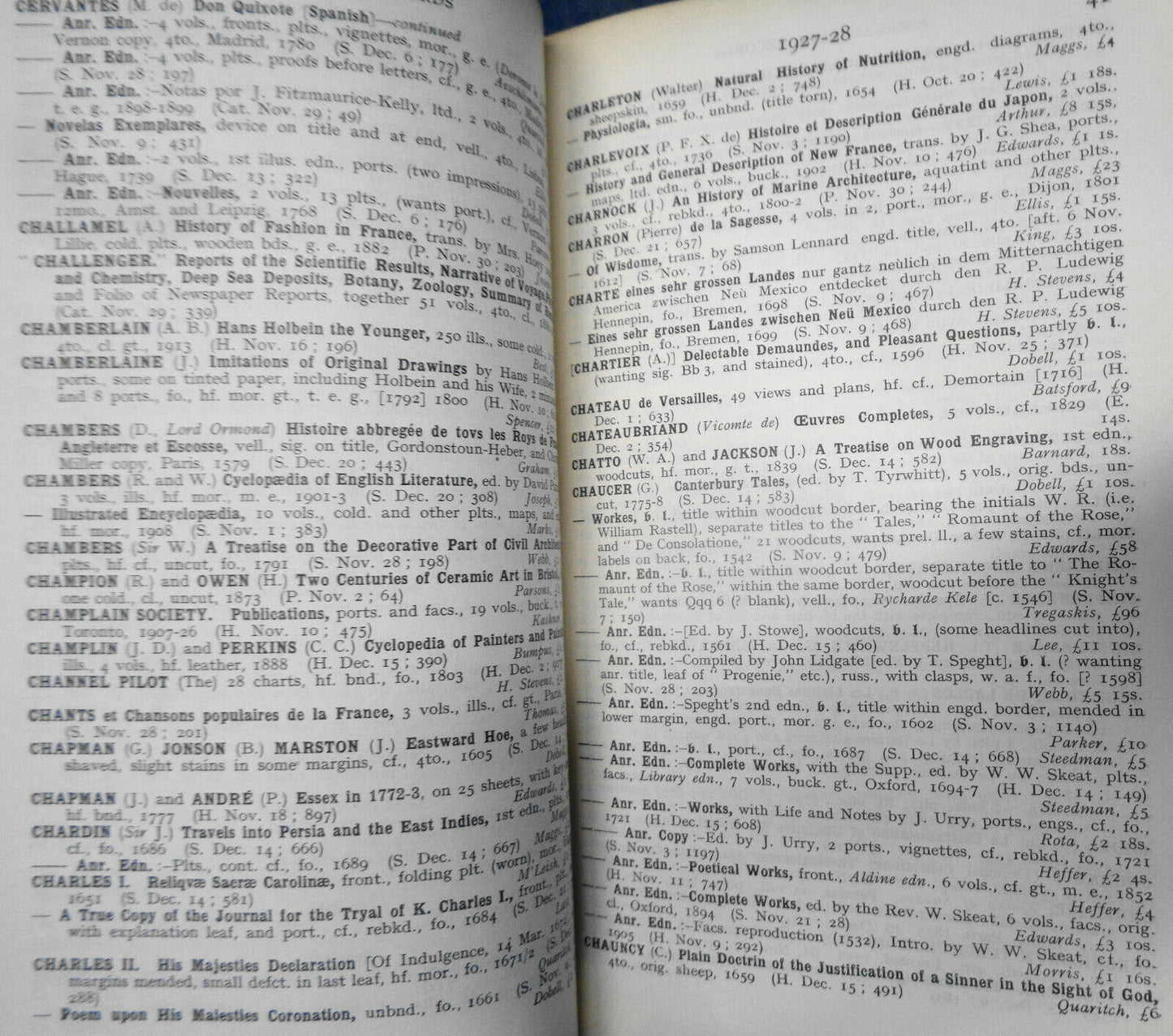 Book auction records, vol. 25, 1927-28. By Henry Stevens, Son & Stiles
