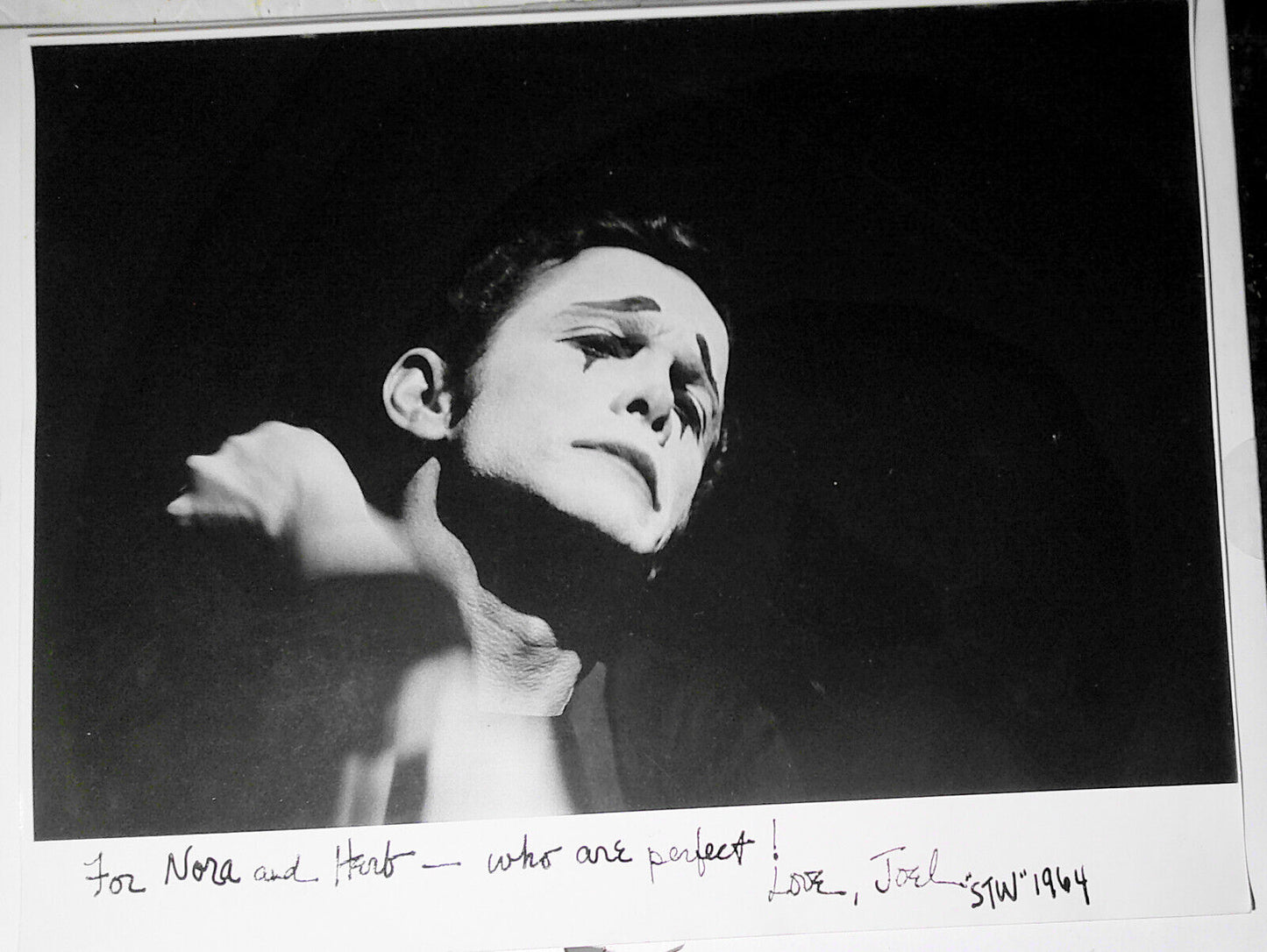 Joel Grey SIGNED and inscribed photo from Stop The World, I Want to Get Off 1964