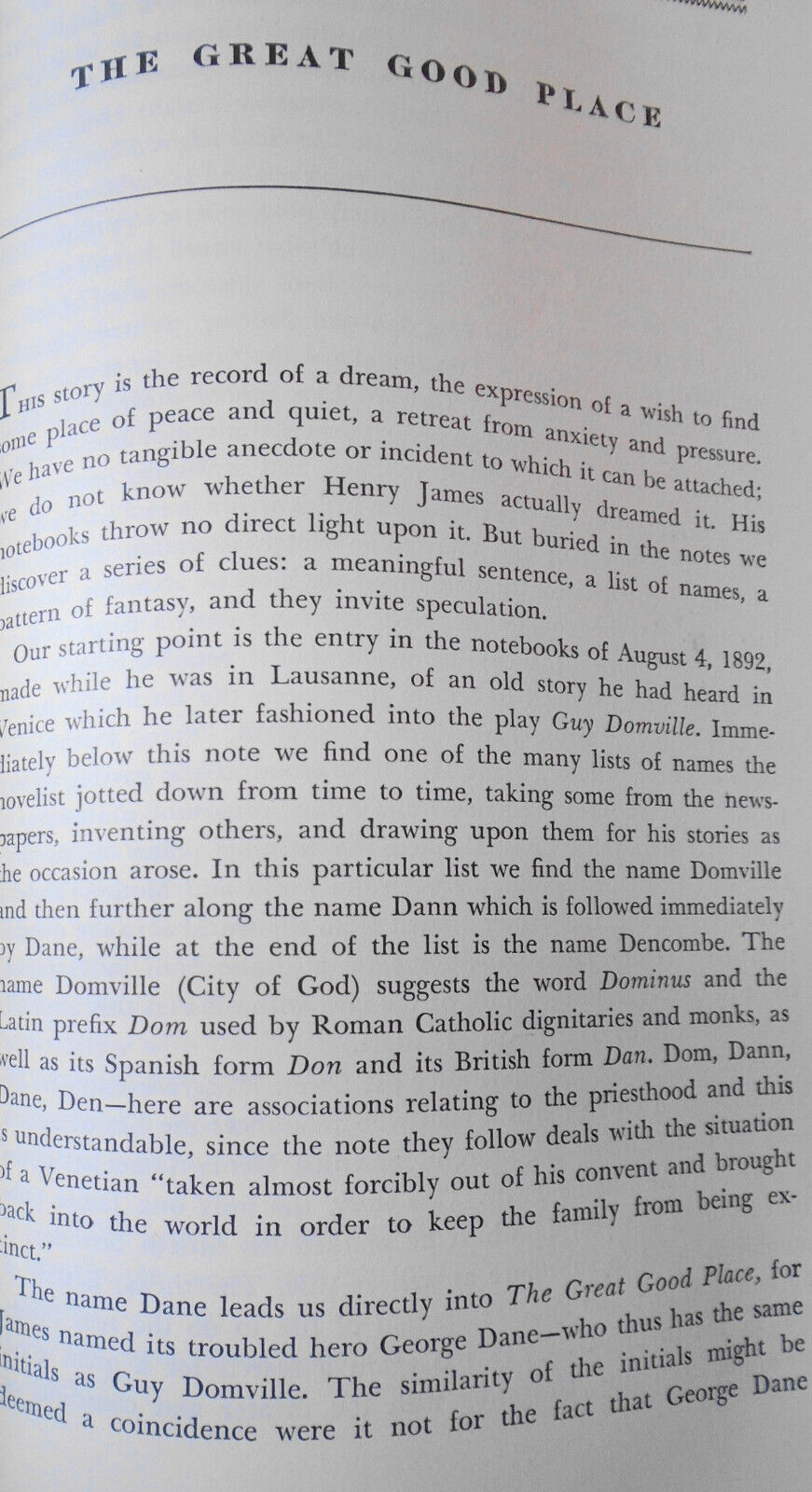 The ghostly tales of Henry James, by Leon Edel. 1949 First edition.