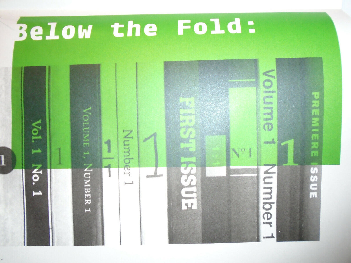 Below The Fold - Premiere Issue - Volume 1, Number 1, Spring 2006 - Winterhouse
