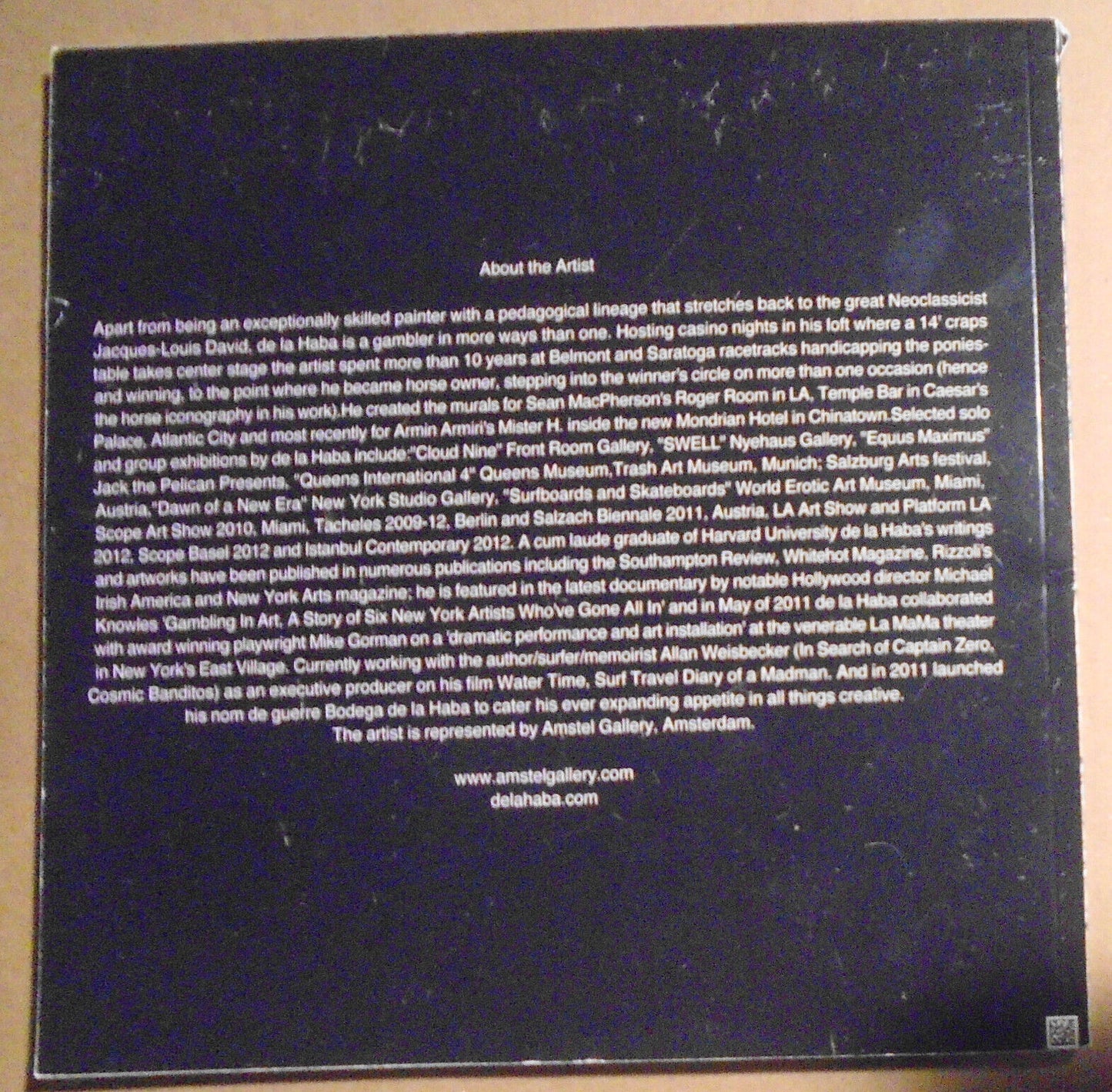 Gregory De La Haba - Press, Writings, Ephemera - 2012