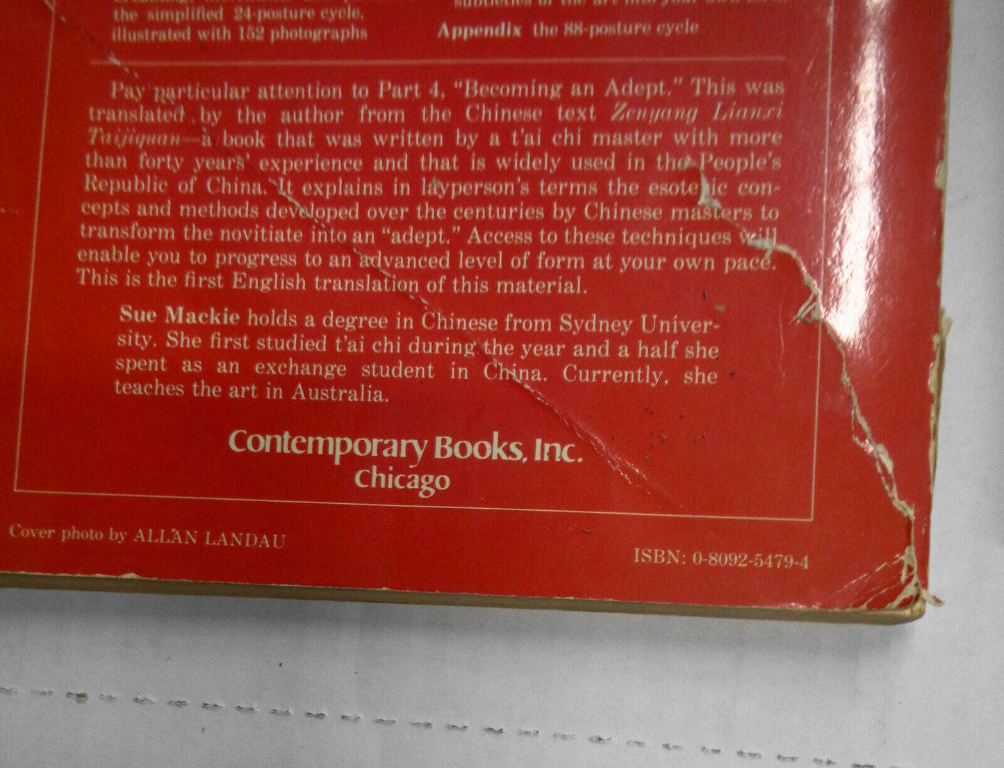 4 Martial Arts books lot : Kung Fu, Tai Chi, Ninja Mind Control, Chi Kung