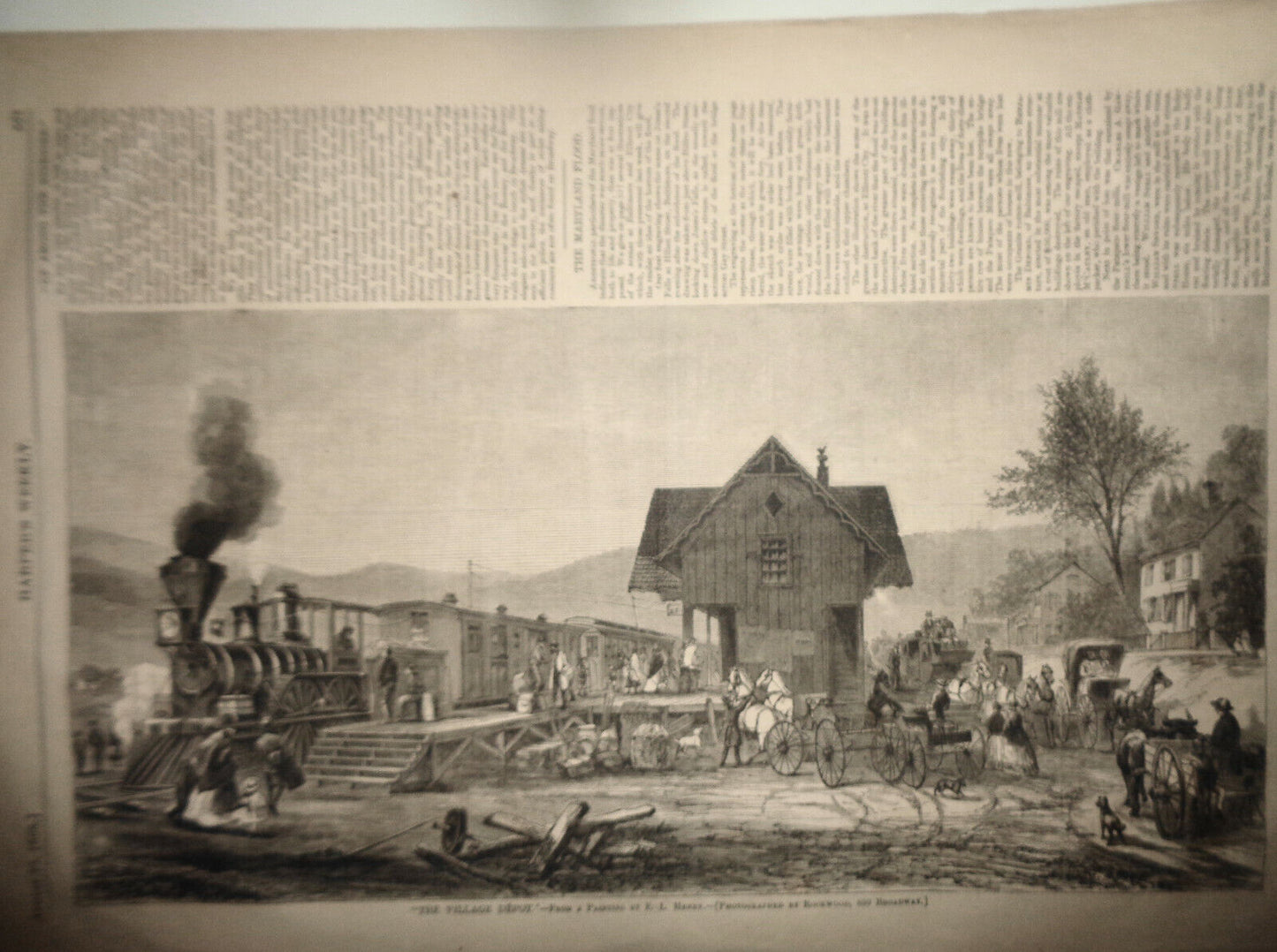 HARPER'S WEEKLY - Aug 15, 1868 original issue - Thomas Nast "Reconstruction"