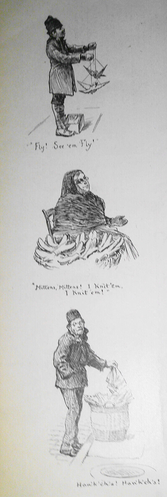 "East-side Merchants of the Sidewalk: A Pretzel Peddler". Harper's Weekly, 1891