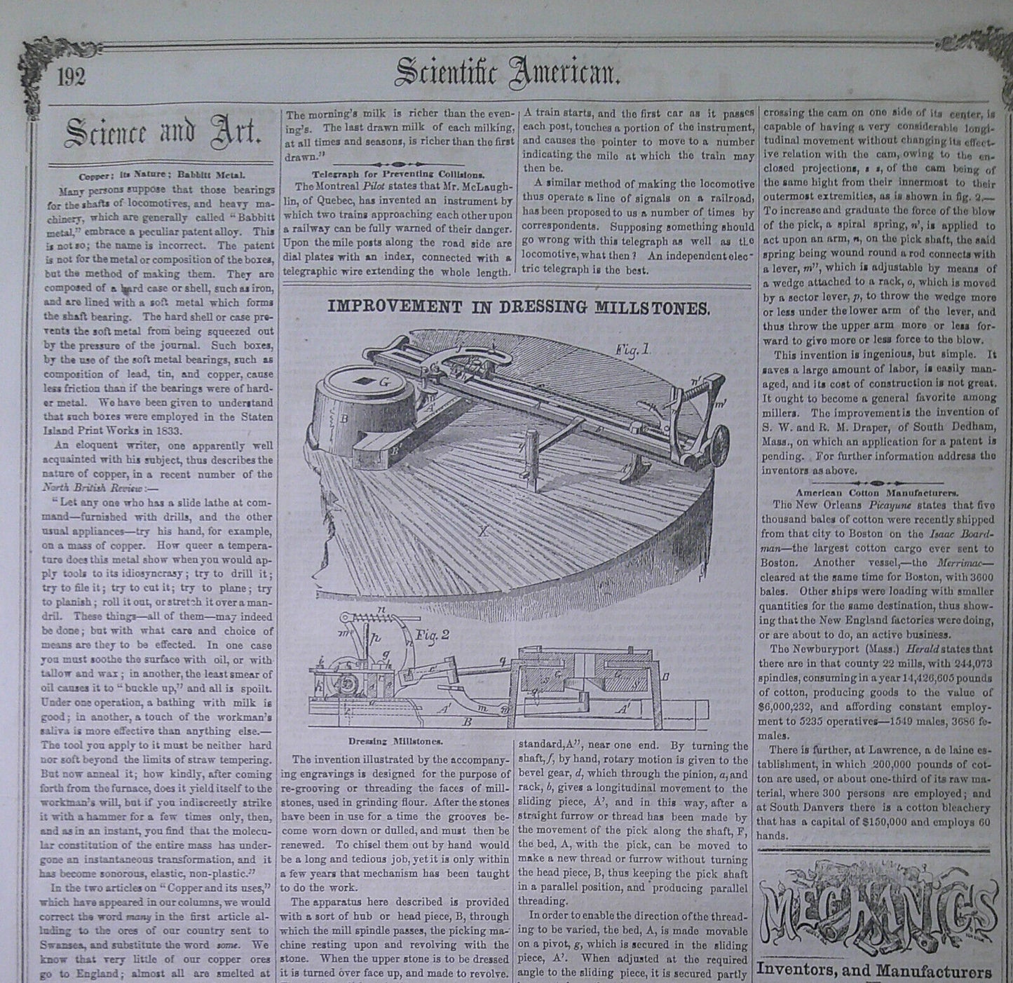 Scientific American, February 23, 1856. Original complete issue.