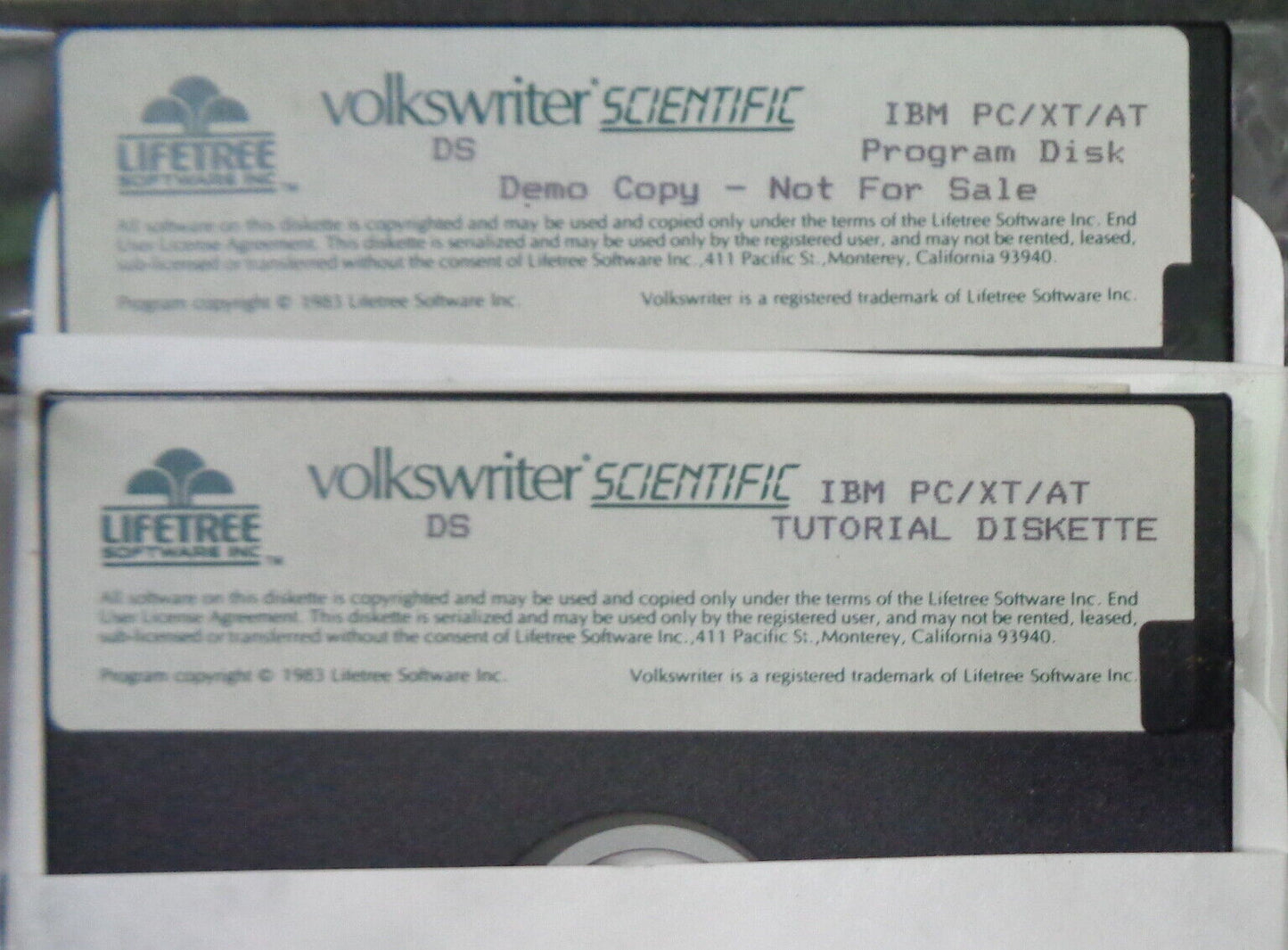 Volkswriter Scientific by Lifetree Software 1984. Science word processor. IBM