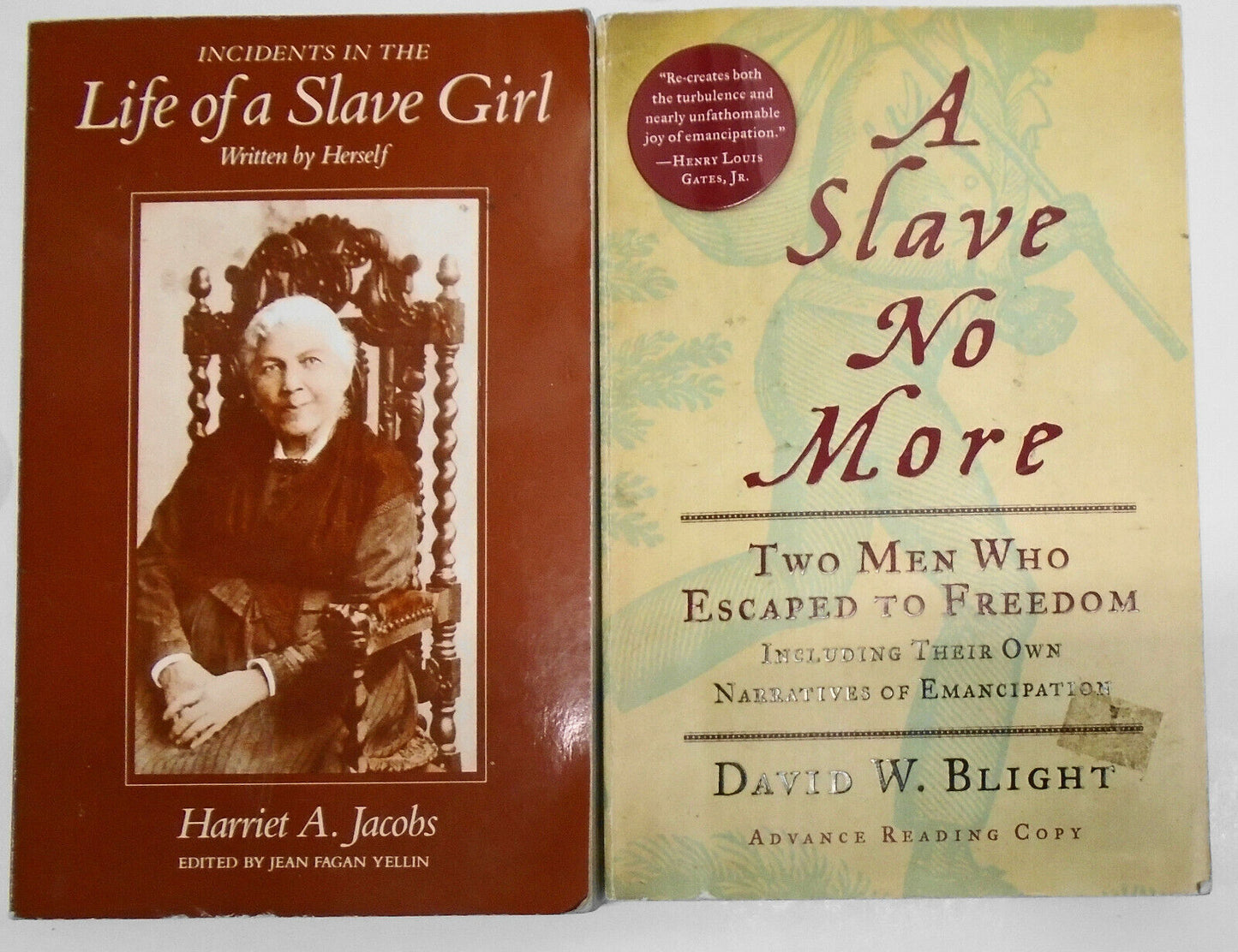 Incidents in the Life of a Slave Girl + A Slave No More (uncorrected proof)
