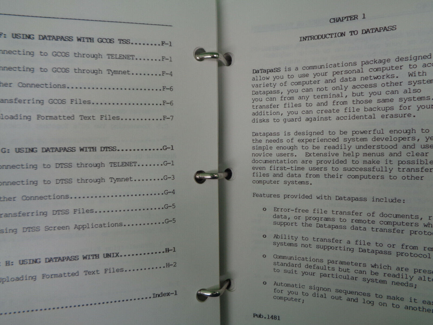 DaTapaSS, by DTSS, Inc, 1985 Terminal emulation & file transfer software. Unused