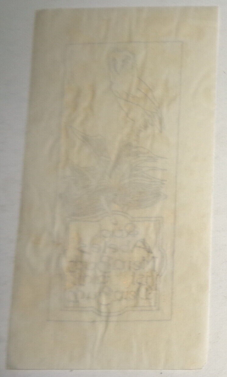 Rud Abeles, Ex Libris Bookplate. German. Circa 1930.