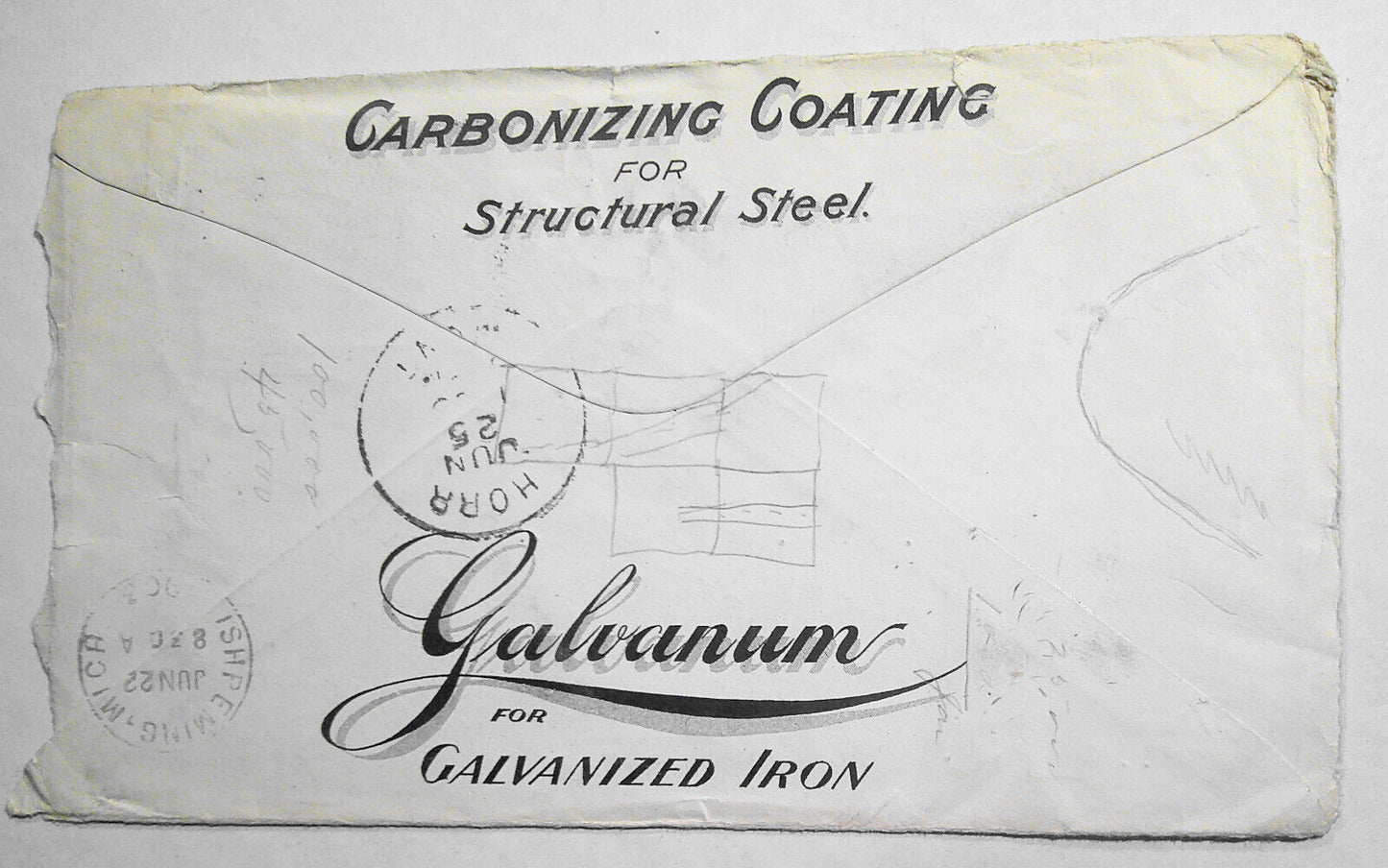 1903 Goheen Manufacturing Company Sales letter & brochure: "Carbonizing Coating"
