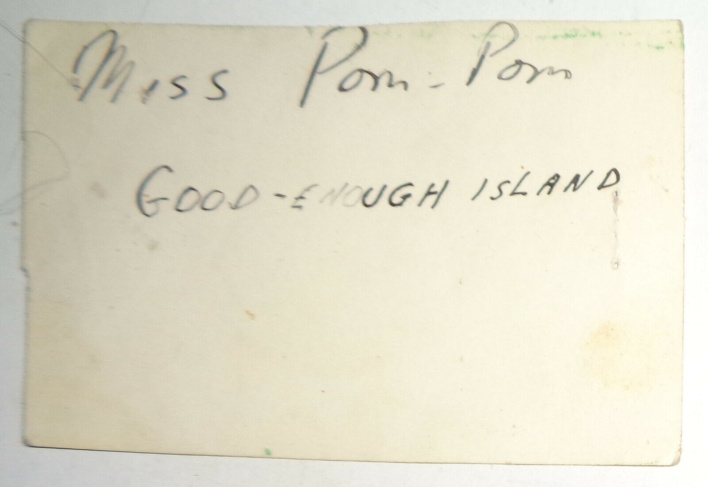 Miss Pom-Pom : Goodenough Island - original photo (1920-1940)