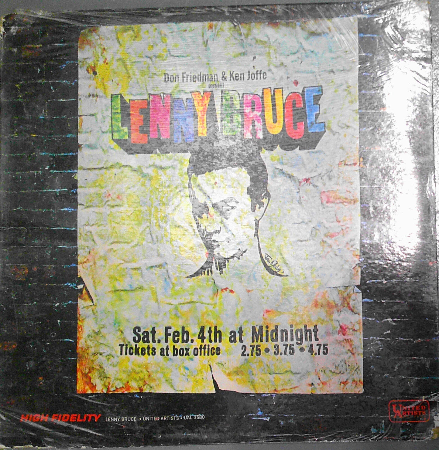 Lenny Bruce - 2 LPs lot : In Concert & Lenny, the play. SEALED, NEW.