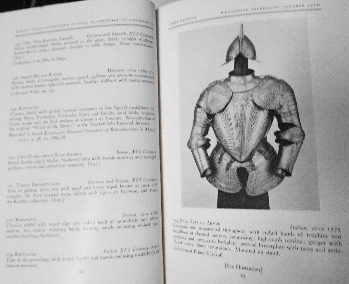 Objets de vertu; European & Japanese arms & armor; chess sets, Parke-Bernet 1956