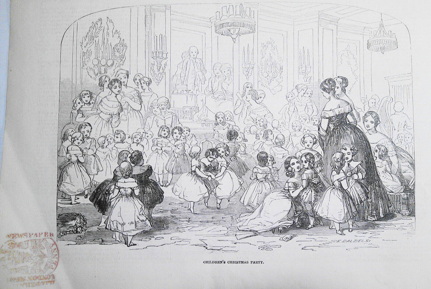 Christmas Pictures: 3 pages of scenes - Illustrated London News December 1847