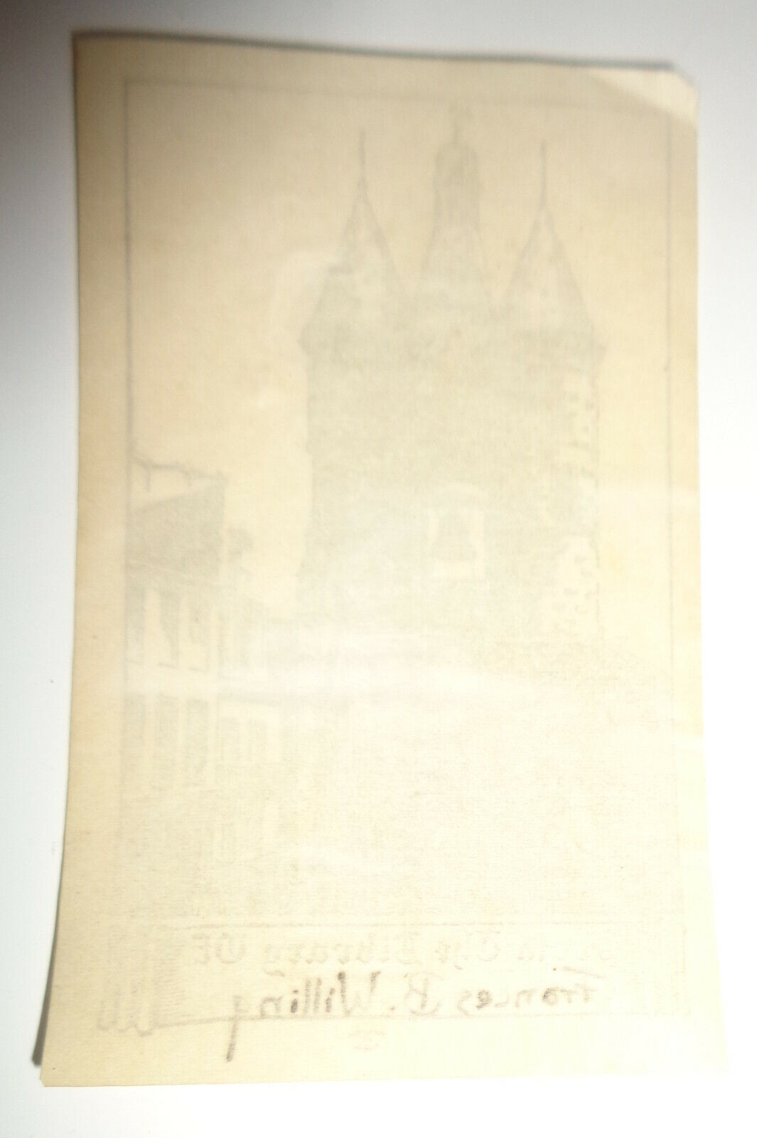 Frances B. Willing Ex Libris Bookplate