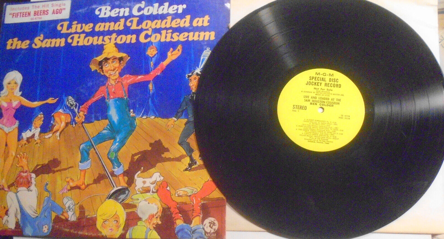 Ben Colder: 4 LP PROMO Wild Again; Live & Loaded; Harper Valley PTA; Have One On