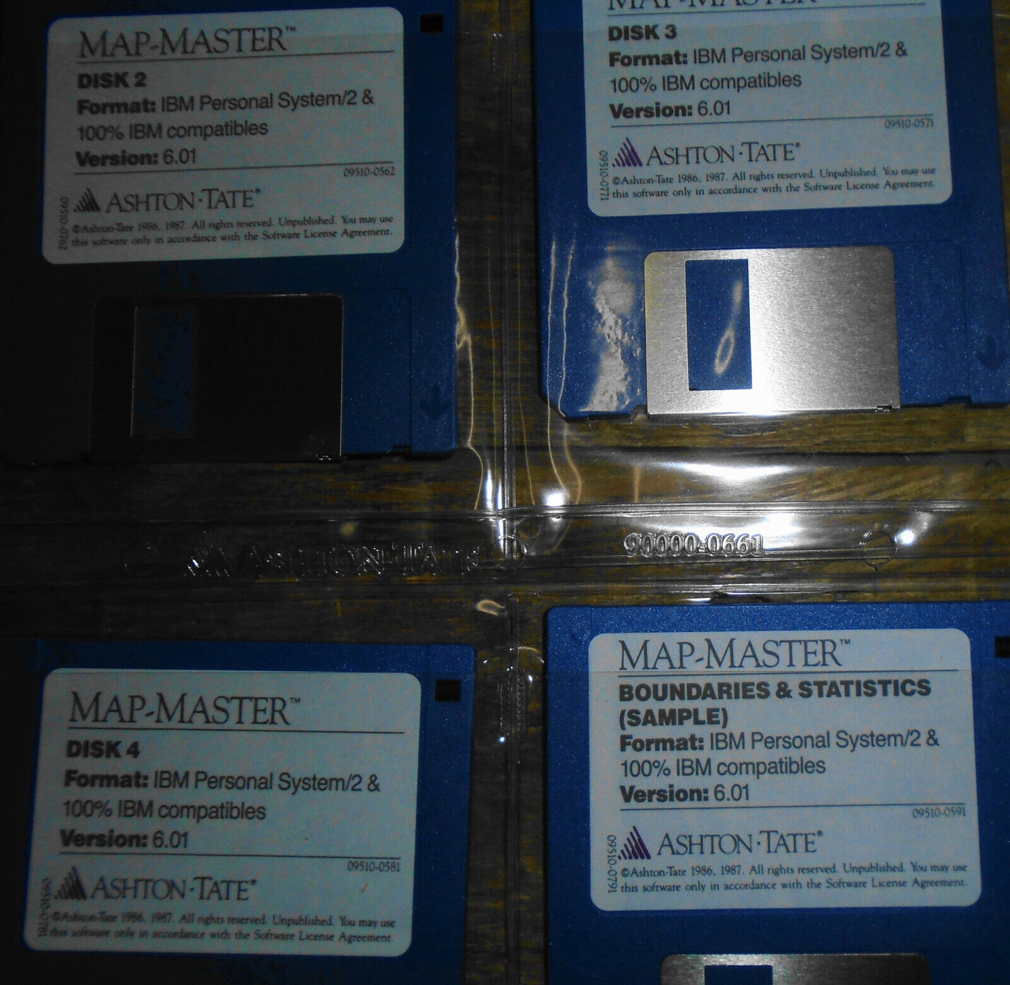 Ashton-Tate MAP-MASTER, Ver 6.01 - 1987 - PS/2 & IBM compatibles 3 1/2" unused