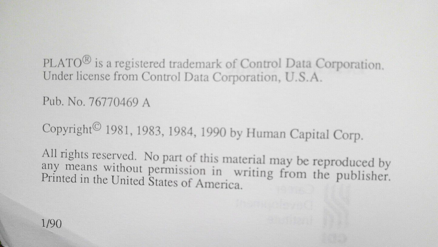 Structured COBOL - Structured Documentation - Student Manual, by CDI. 1990.