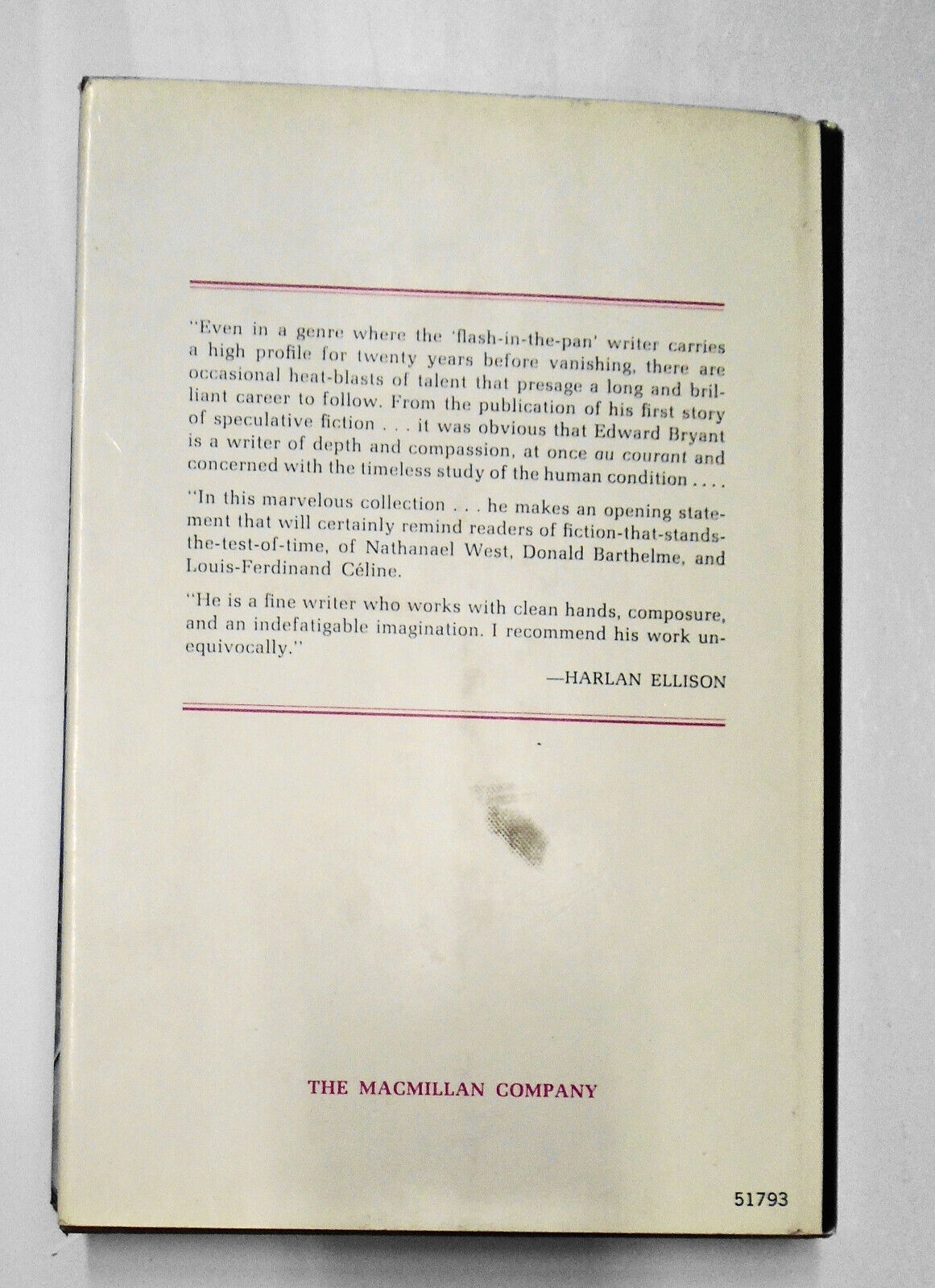 Among the Dead, by Edward Bryant. First Edition 1973 - Hardcover - 1st printing
