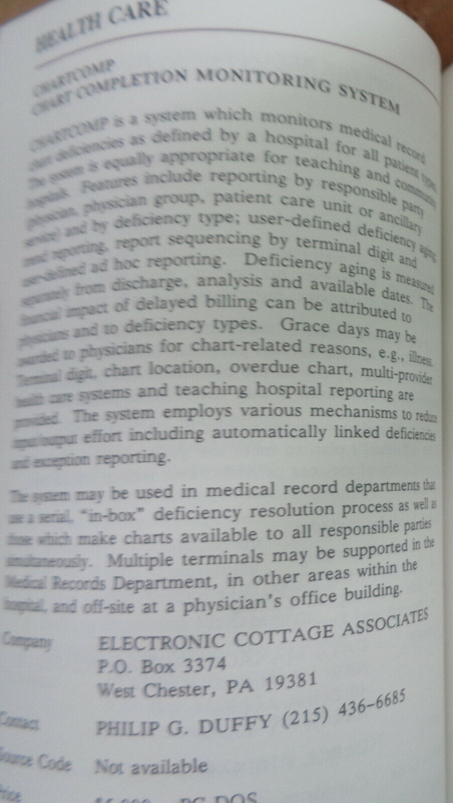 PROGRESS fourth-generation application development system catalog 1987