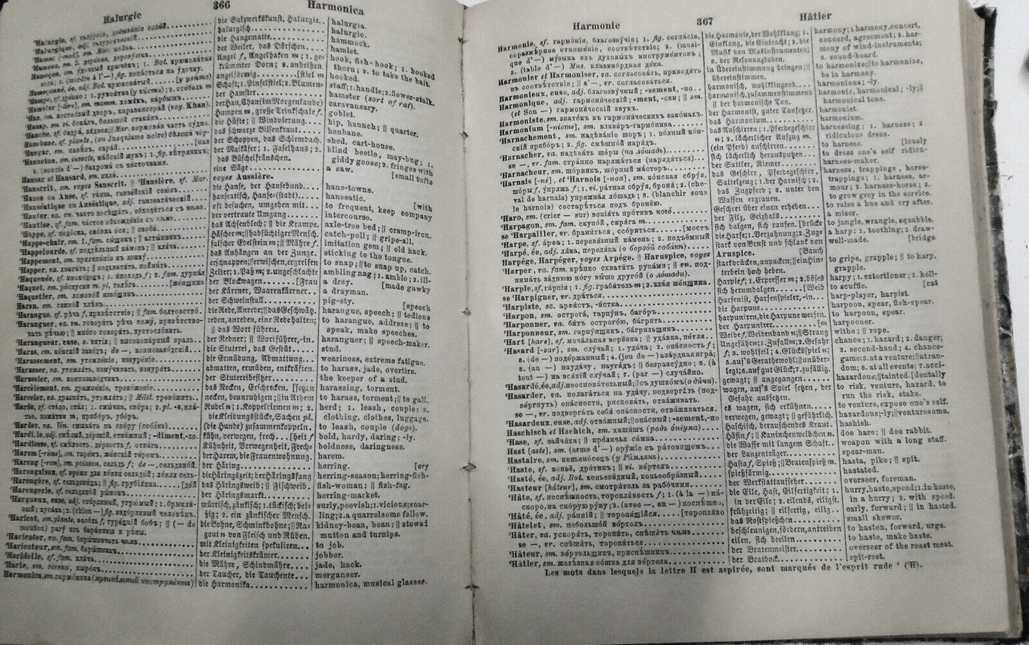 1900 Nouveaux dictionnaires parallèles des langues (4) ... Pt. 2 ... français