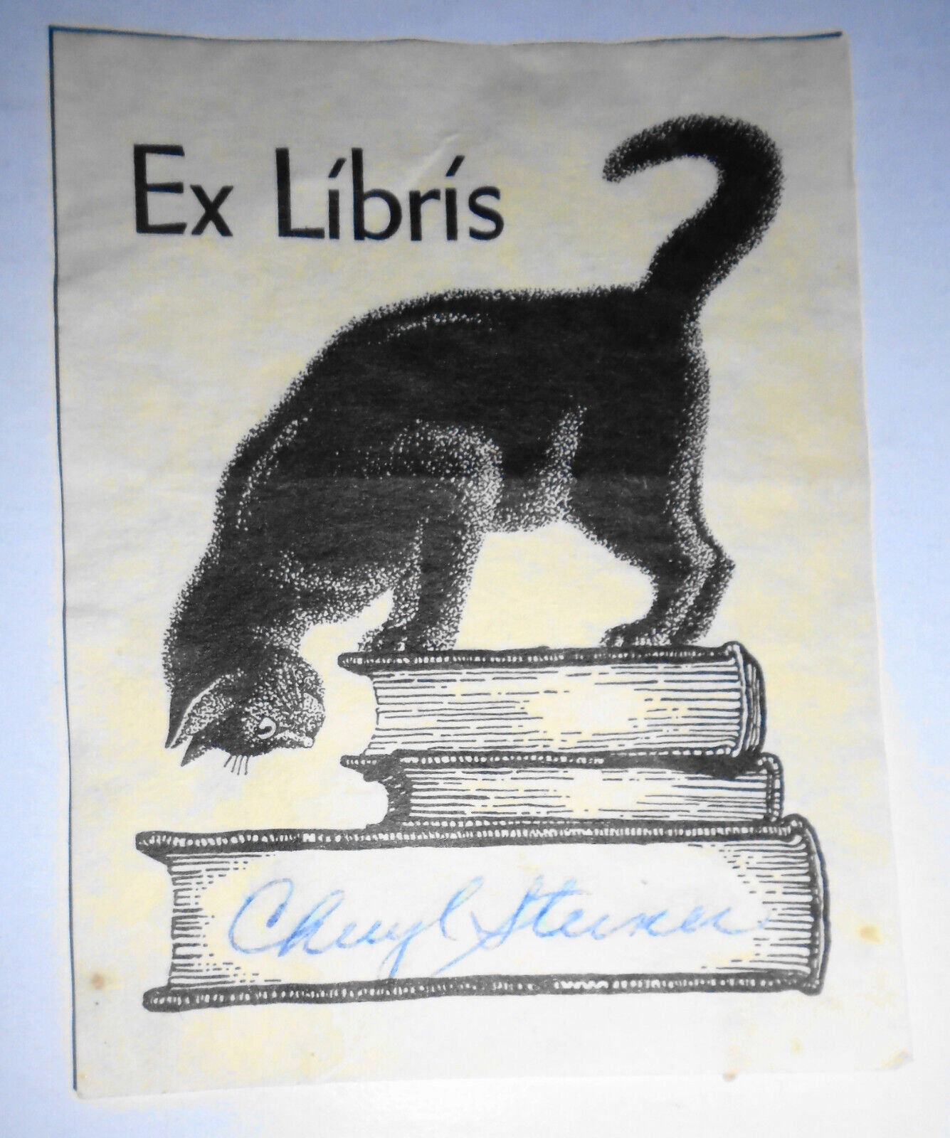 Cheryl Steiner, Ex Libris Bookplate