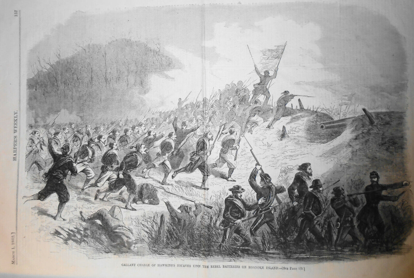 Harper's Weekly - Original Complete Issue - March 1, 1862 - Civil War