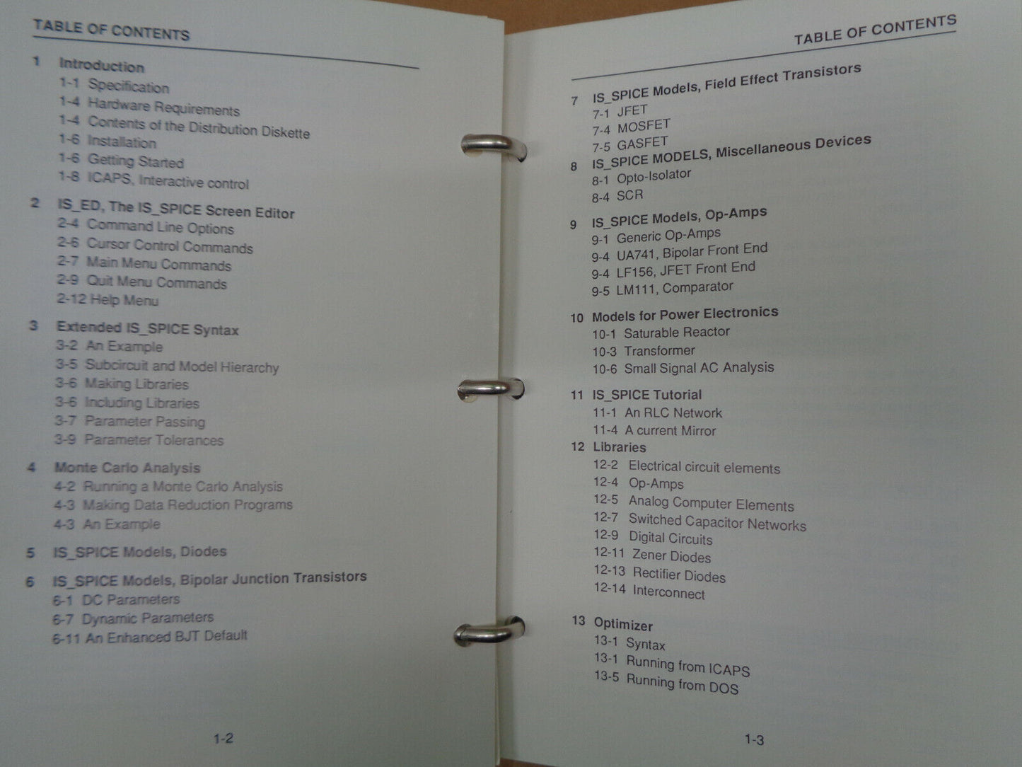 Intusoft PRE_SPICE, IS_SPICE, Intu_Scope, SPICE_NET. Circuit design programs IBM