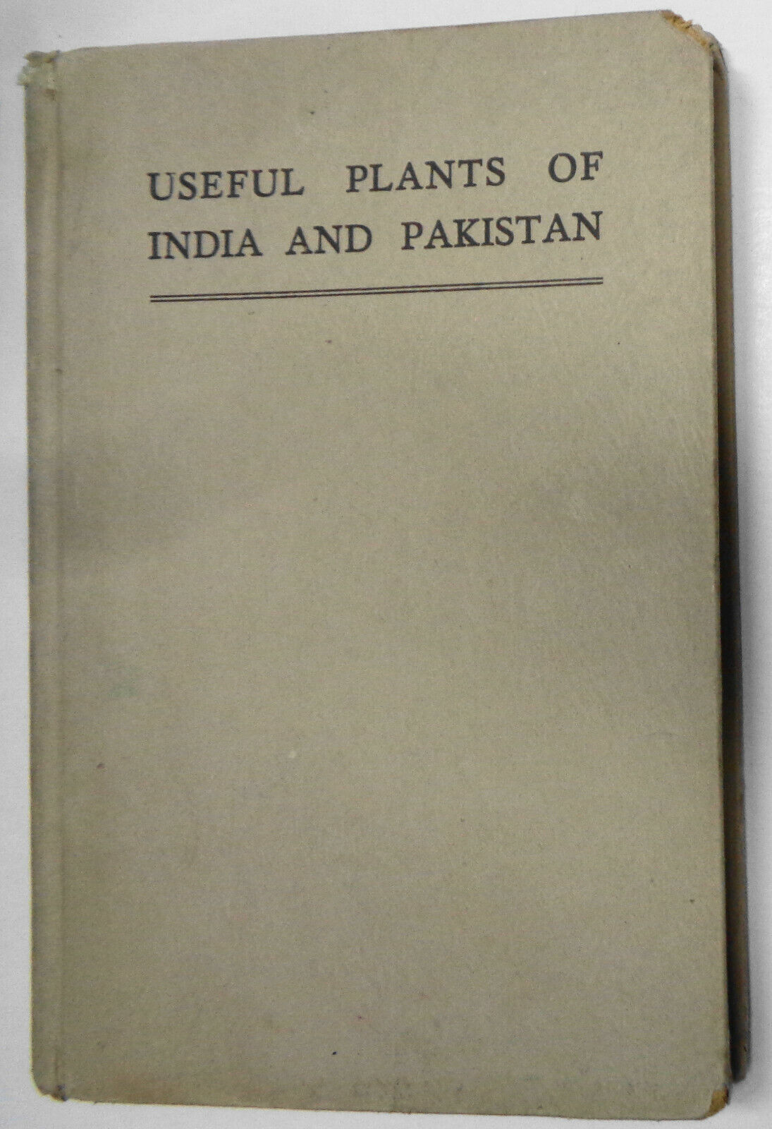 Useful Plants of India and Pakistan, J. F. Dastur. 1952 Hardcover