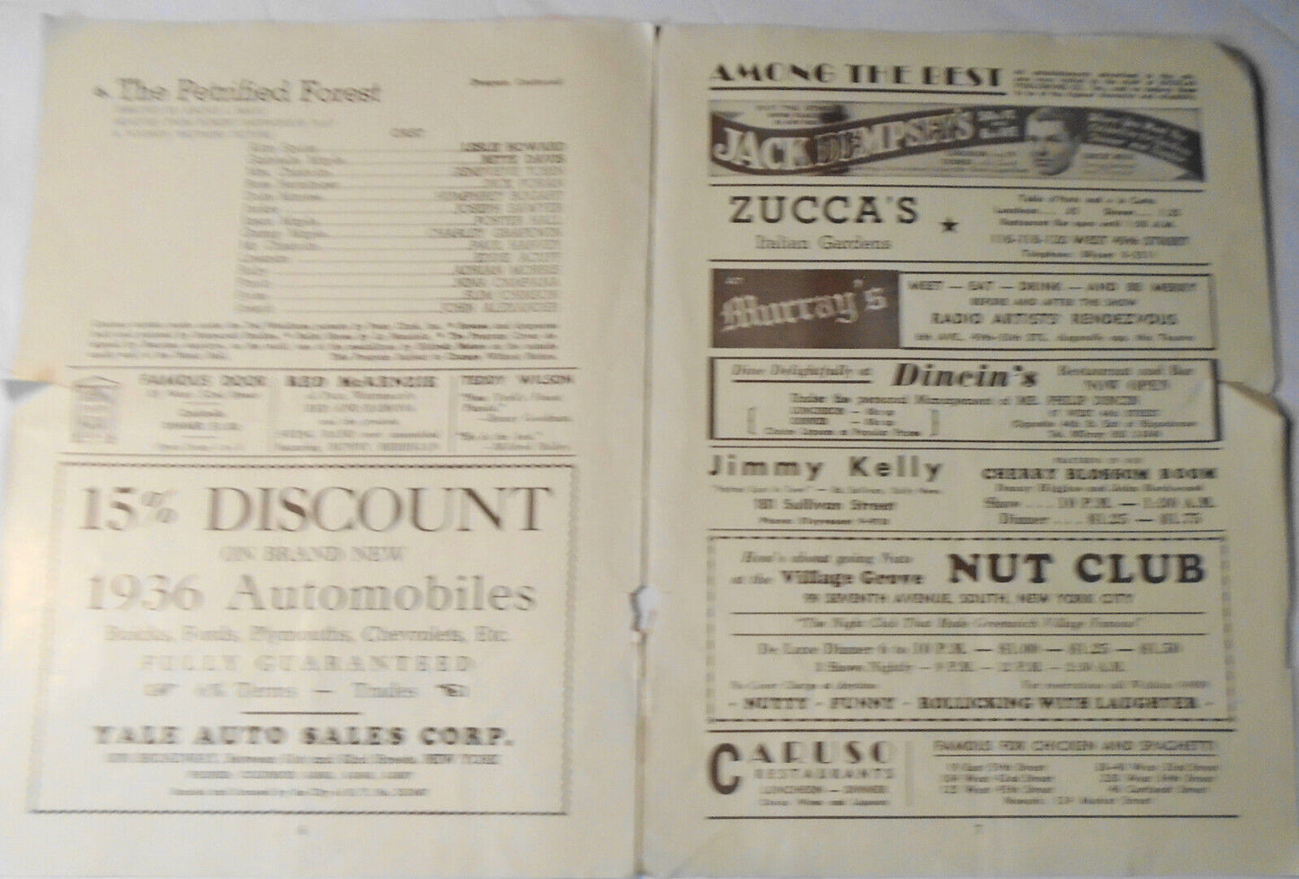 3 Radio City Music Hall programs - 1936, '40, '60. Vivien Leigh