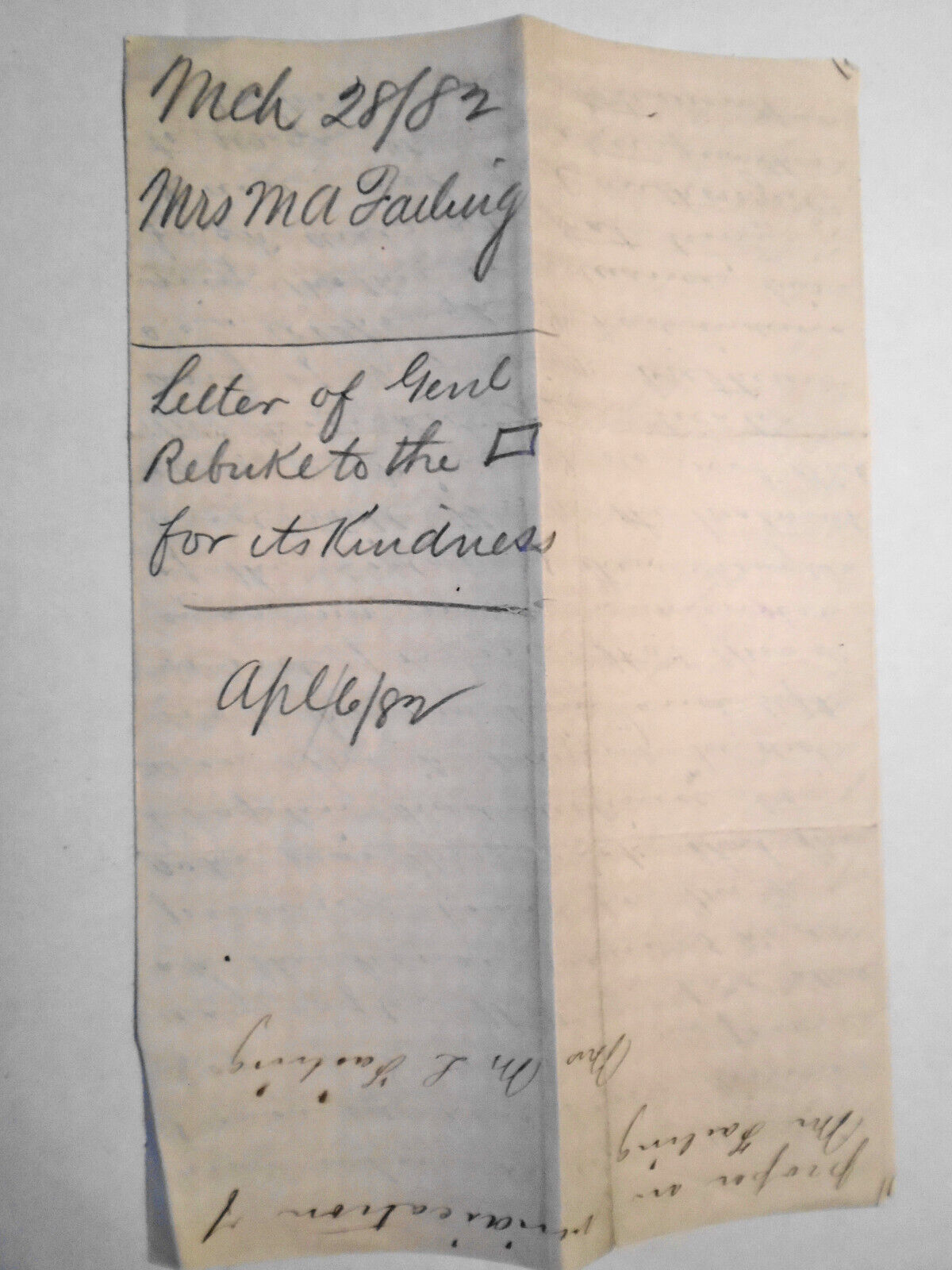 1882 Two handwritten Masonic Lodge docs (report & lettter), on a dues dispute.