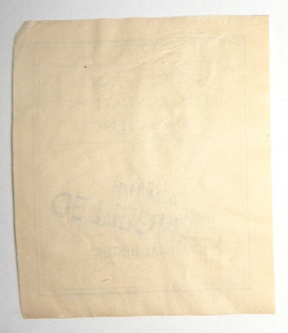Library of The American Museum Of Natural History - Ex Libris Bookplate