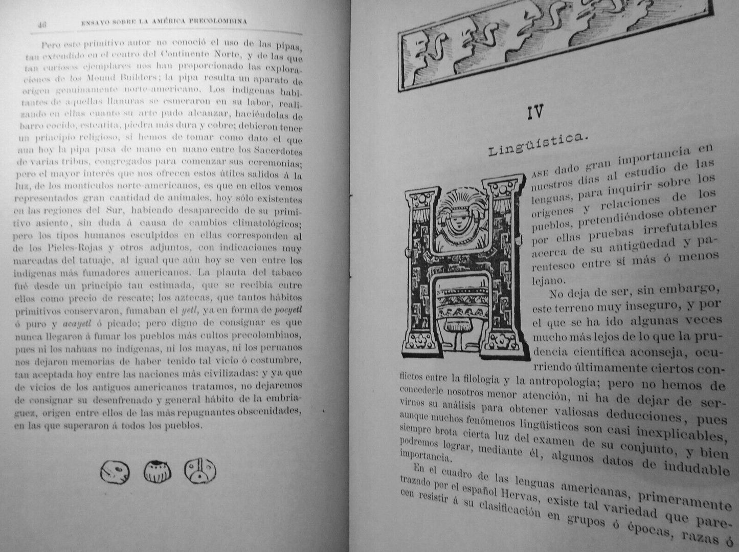 1898 - Ensayo Sobre La America Precolombina, por D. Narciso Sentenach y Cabanas
