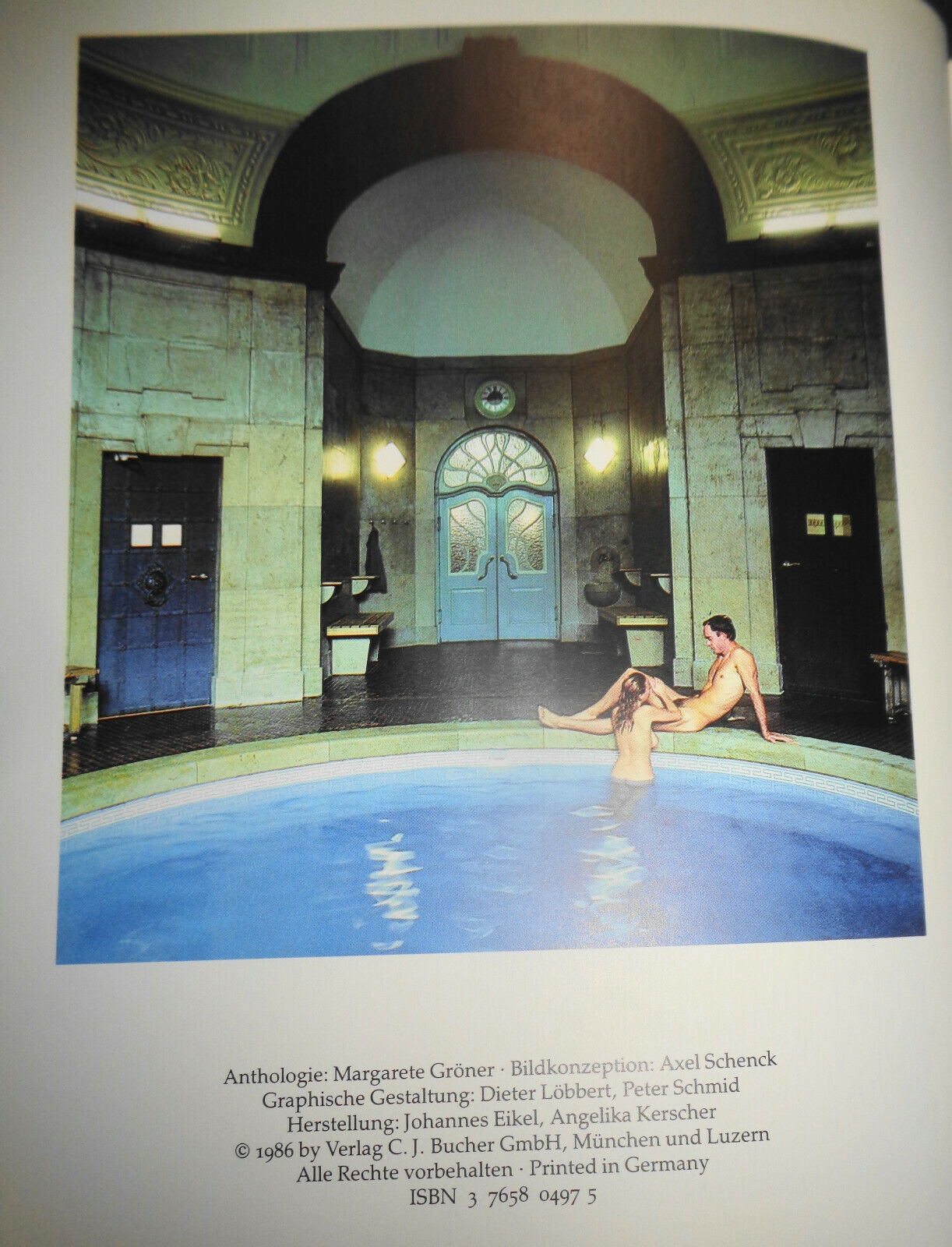 In den Tempeln der Badelust : Architekturen der Sinnlichkeit. 1986 Hardcover/DJ