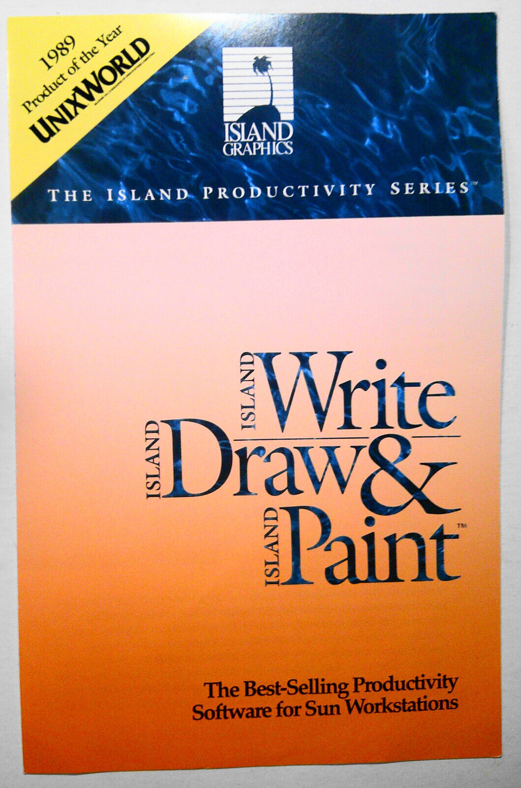 Island Graphics Productivity Series for Sun UNIX Workstations - brochure, 1989