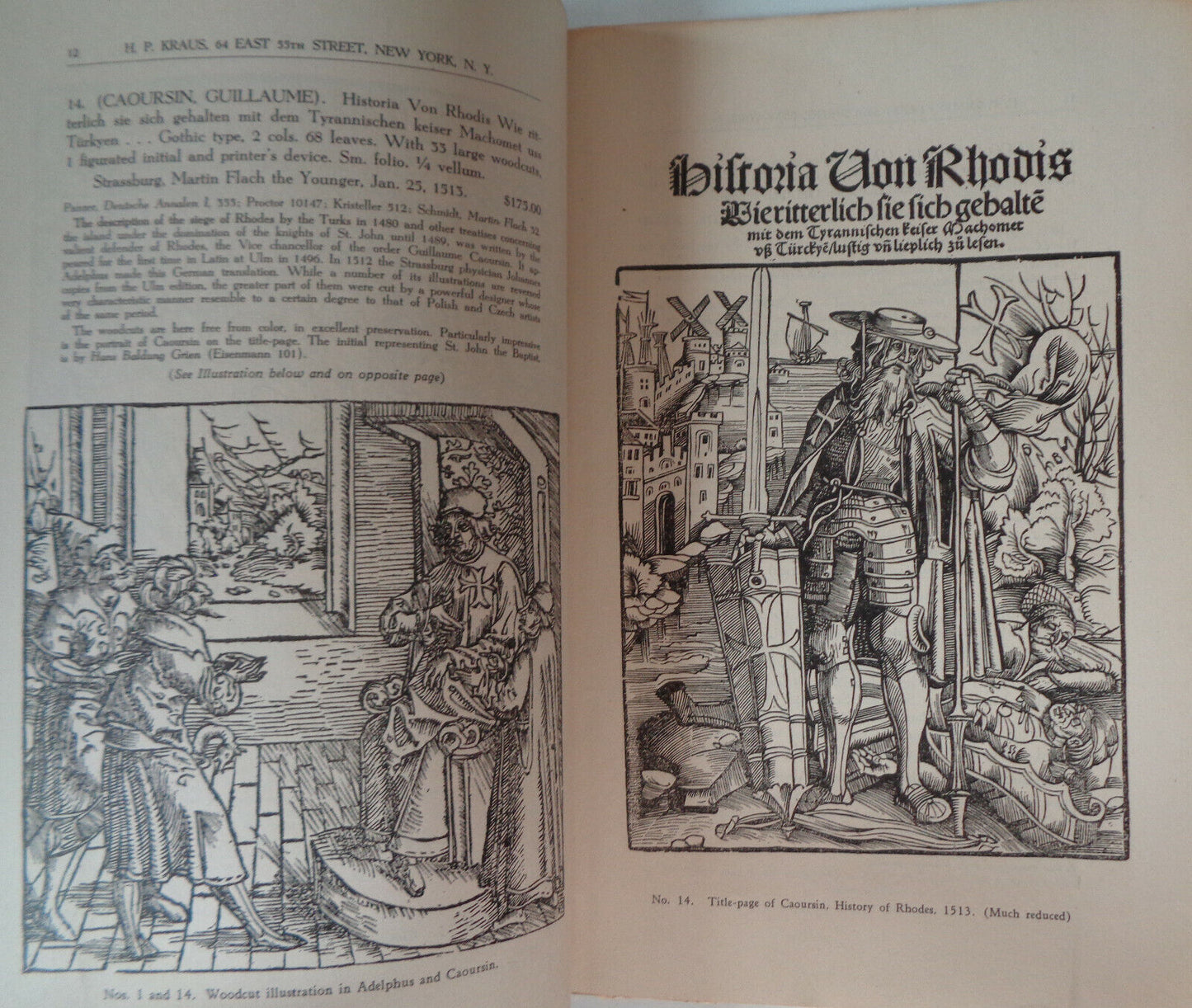 OLD & NEW WORLD, EARLY EUROPEAN BOOKS & AMERICANA INCUNABULA. H.P. KRAUS 1945