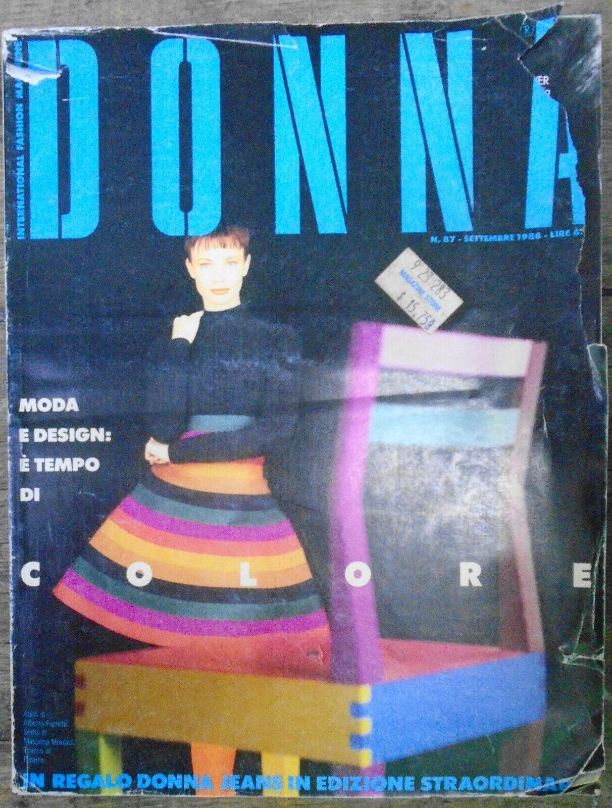 DONNA International Fashion Magazine, No. 87, September 1988