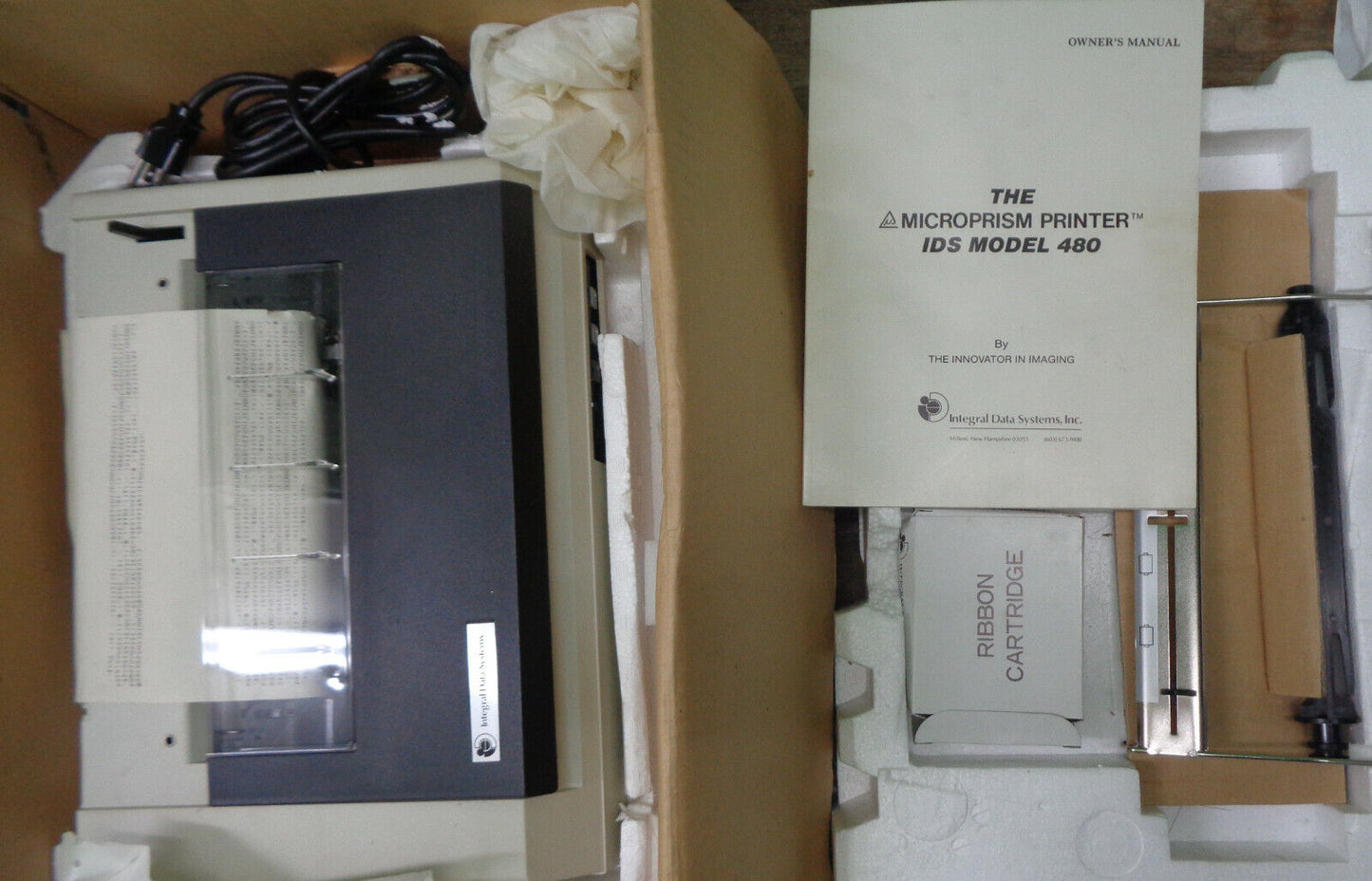 Microprism Printer IDS Model 480, by Integral Data Systems