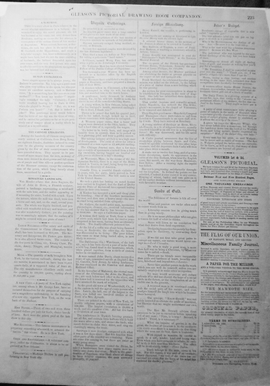 View Of Constantinople, Seraglio Point / Dancer At Turkish Cafe - 1852