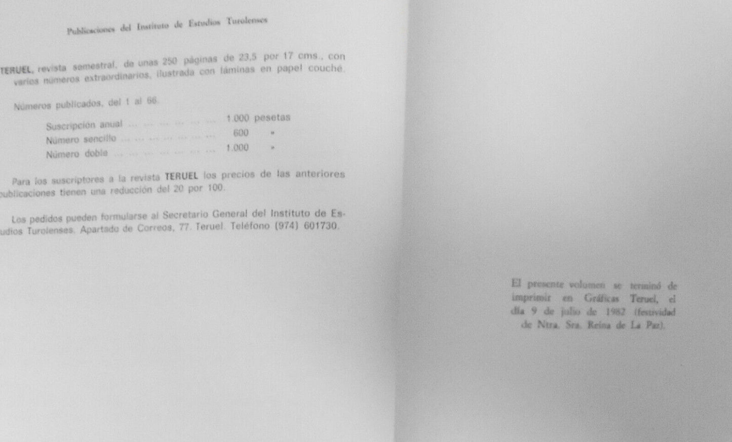 Bibliografía turolense : libros impresos en la provincia de Teruel (1482-1950).