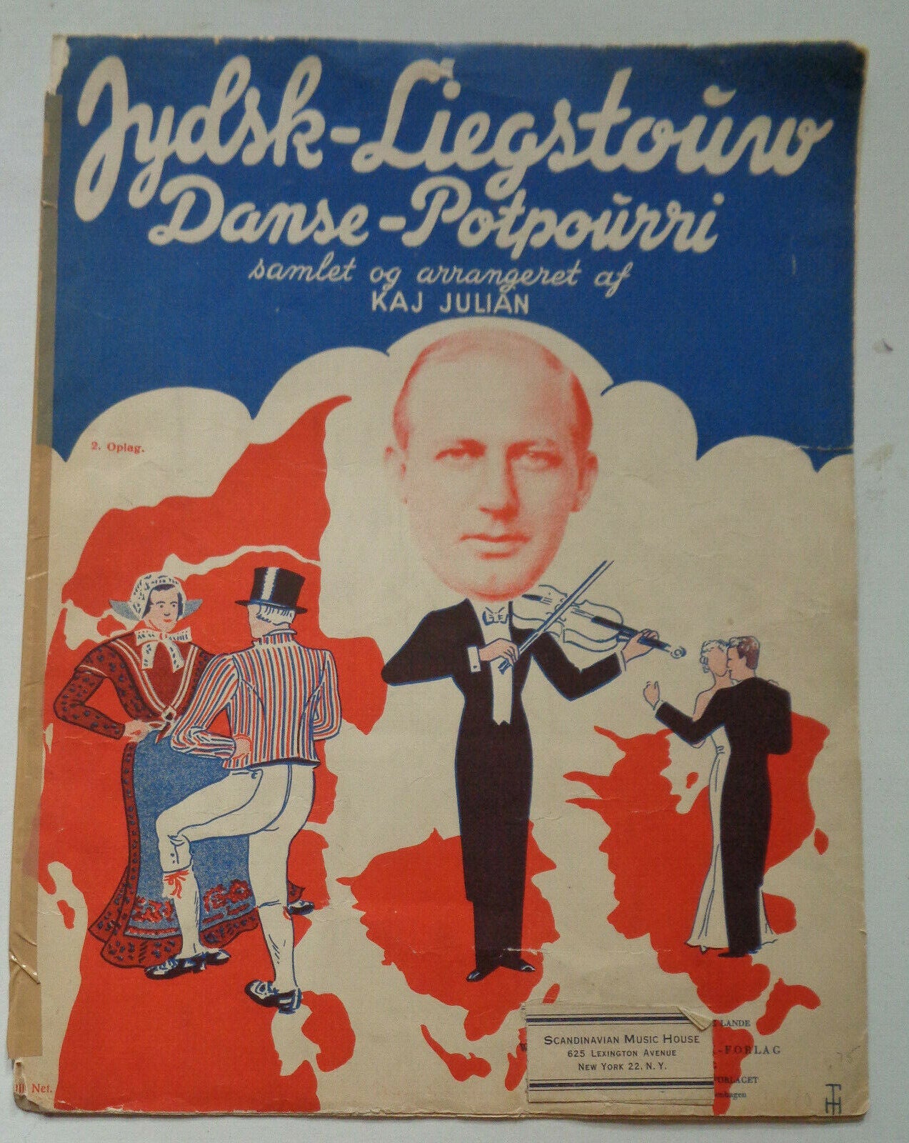 Jydsk-Liegstouw Danse-Potpourri, by Kai Julian. 1936