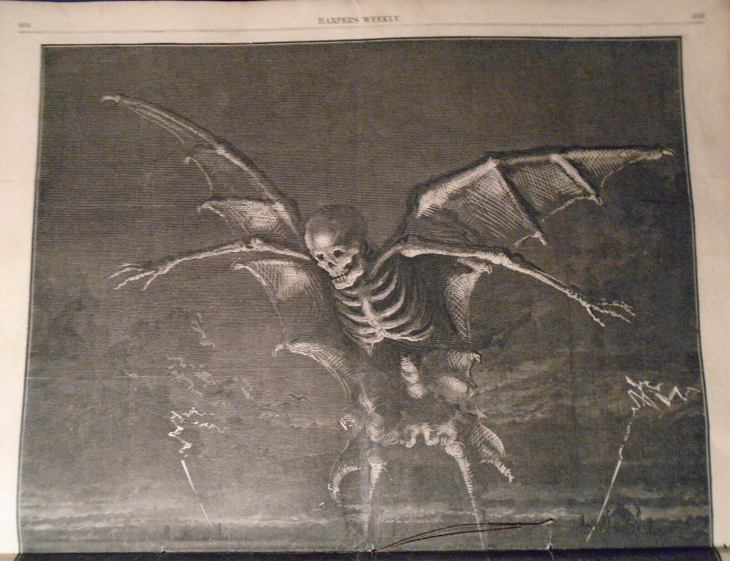 Harper's Weekly June 16, 1877 - Bat Skeleton; Russia Turkey War Danube etc