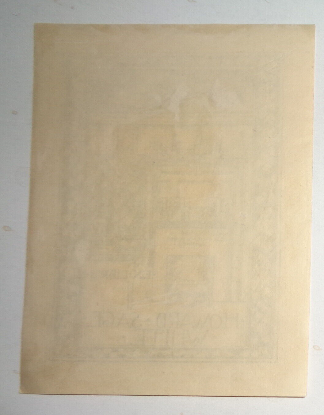 Howard Sage White Ex Libris Bookplate